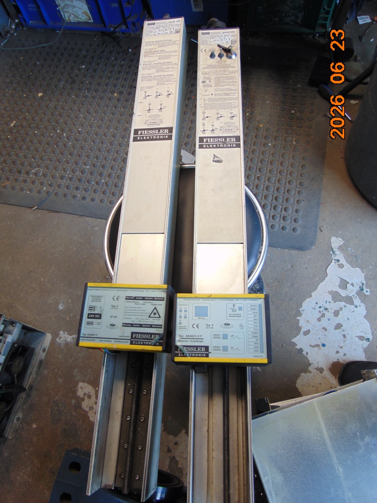 Fiessler Elektronik AKAS II 290 S/HS Press Brake Laser Safety System 122913