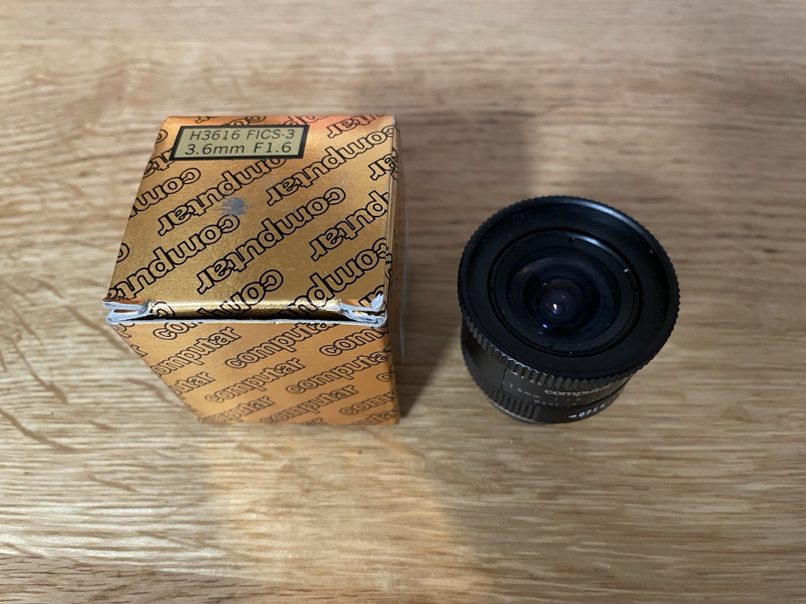 Computar H3616FICS-3 Focus Manual Iris 3.6mm F1.6