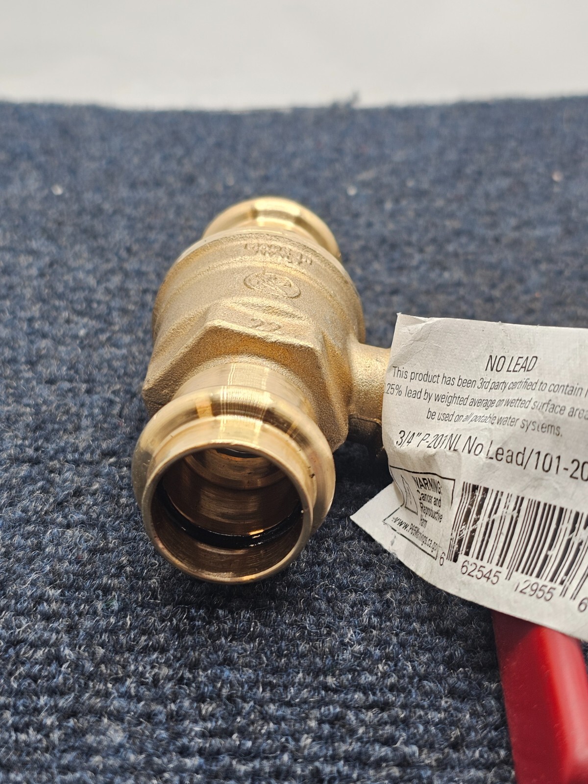 Legend Valve 101-204NL 3/4″ P-201NL Brass Press Fitting NPT Connection
