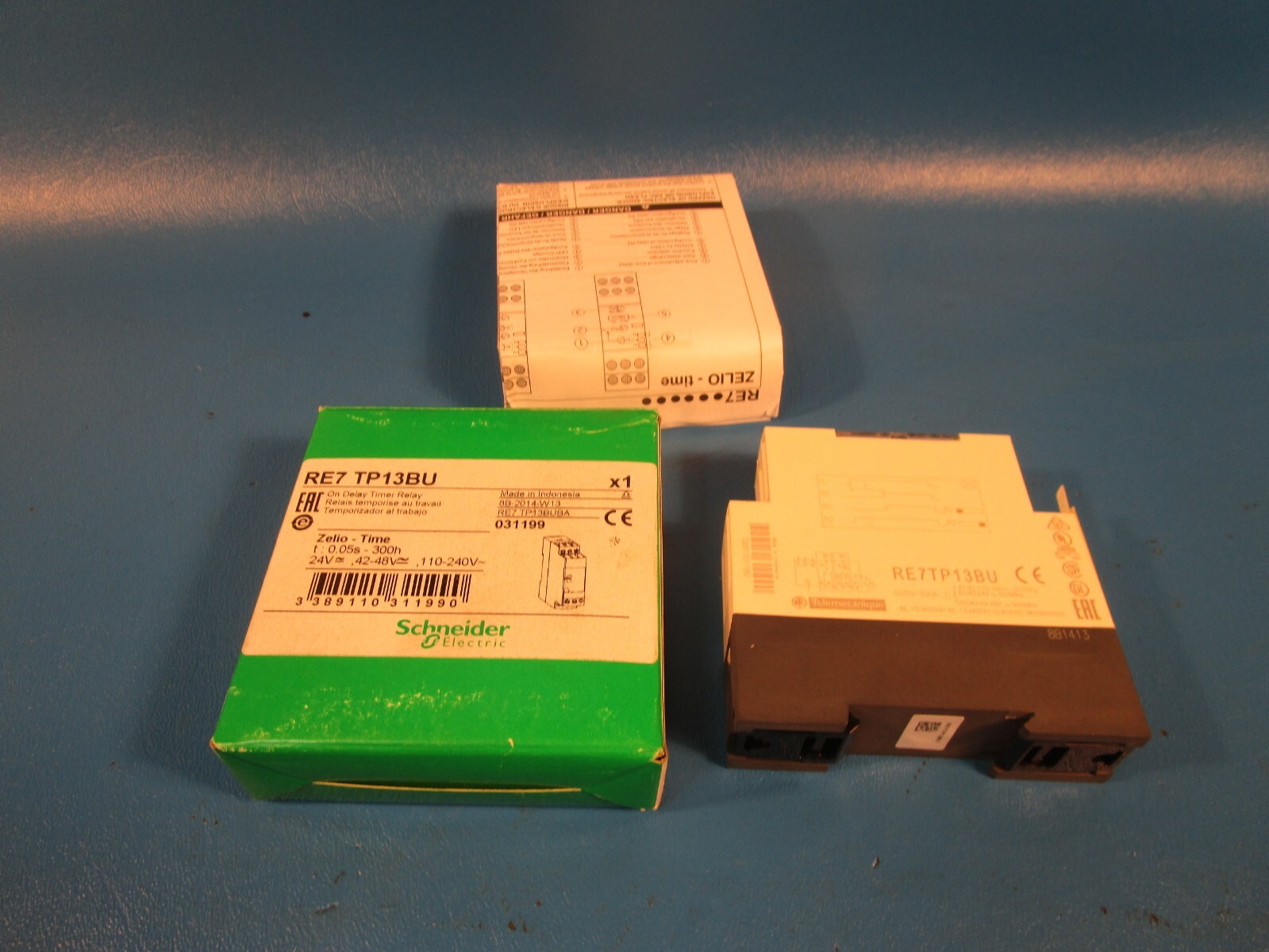 Schneider Electric RE7 TP13BU, 110…240 V AC 50/60 Hz, 24 V AC/DC 50/60 Hz, 42.