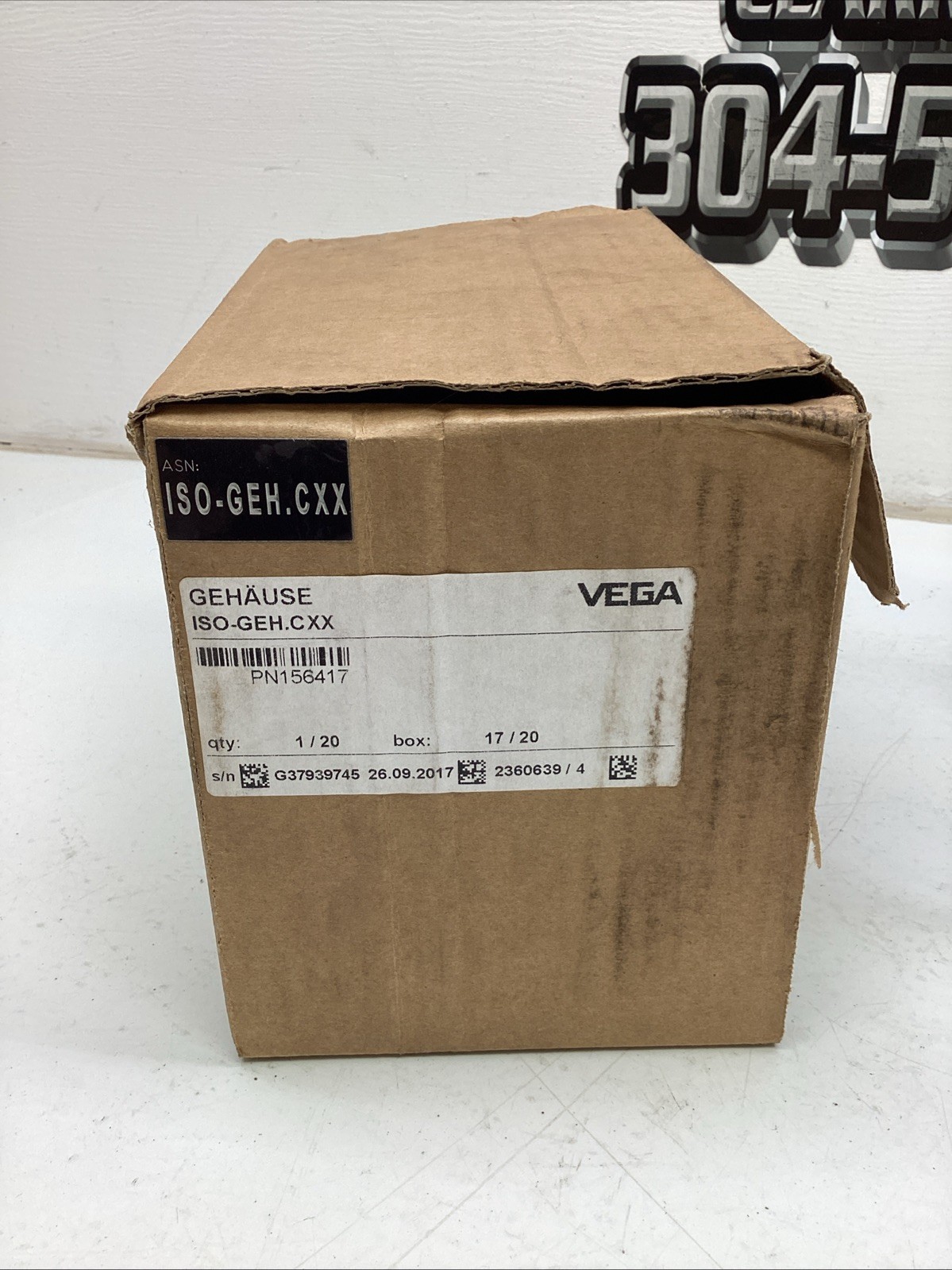 Vega Housing ISO-GEH.CXX For Ser. 600 Signal Conditioning Instruments NIB