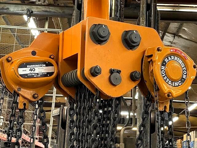 HARRINGTON CB400 40 TON HAND CHAIN HOIST 12′ LIFT