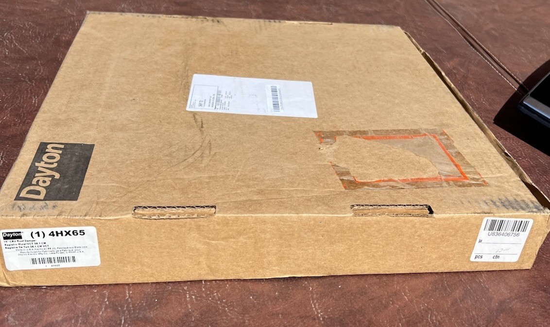 New Dayton 4HX65 Damper Roof Mount