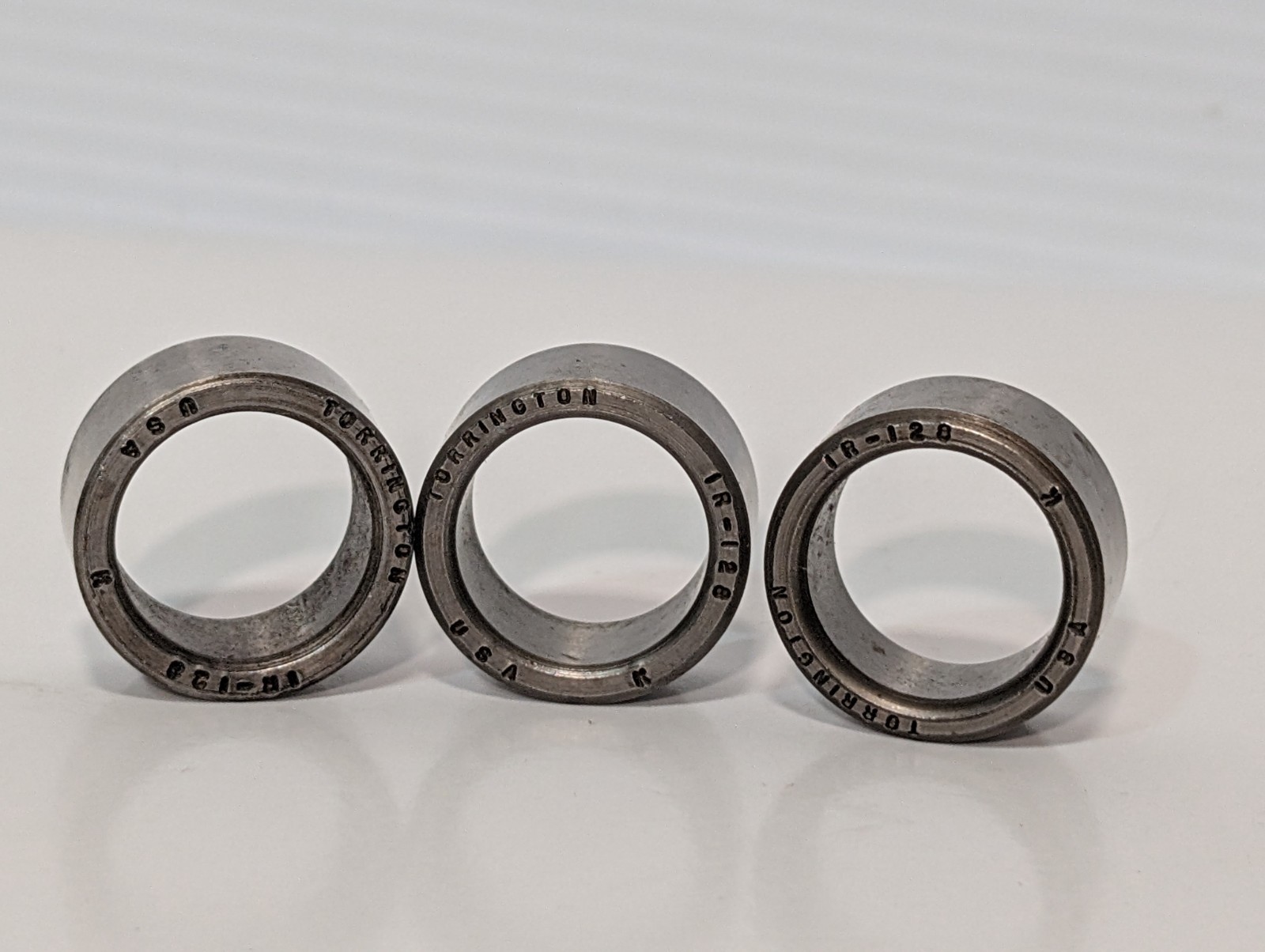 Lot of 3 Torrington IR-128 Inner Ring  CAM Follower, Bore: .75″, OD: 1″, W: .5″