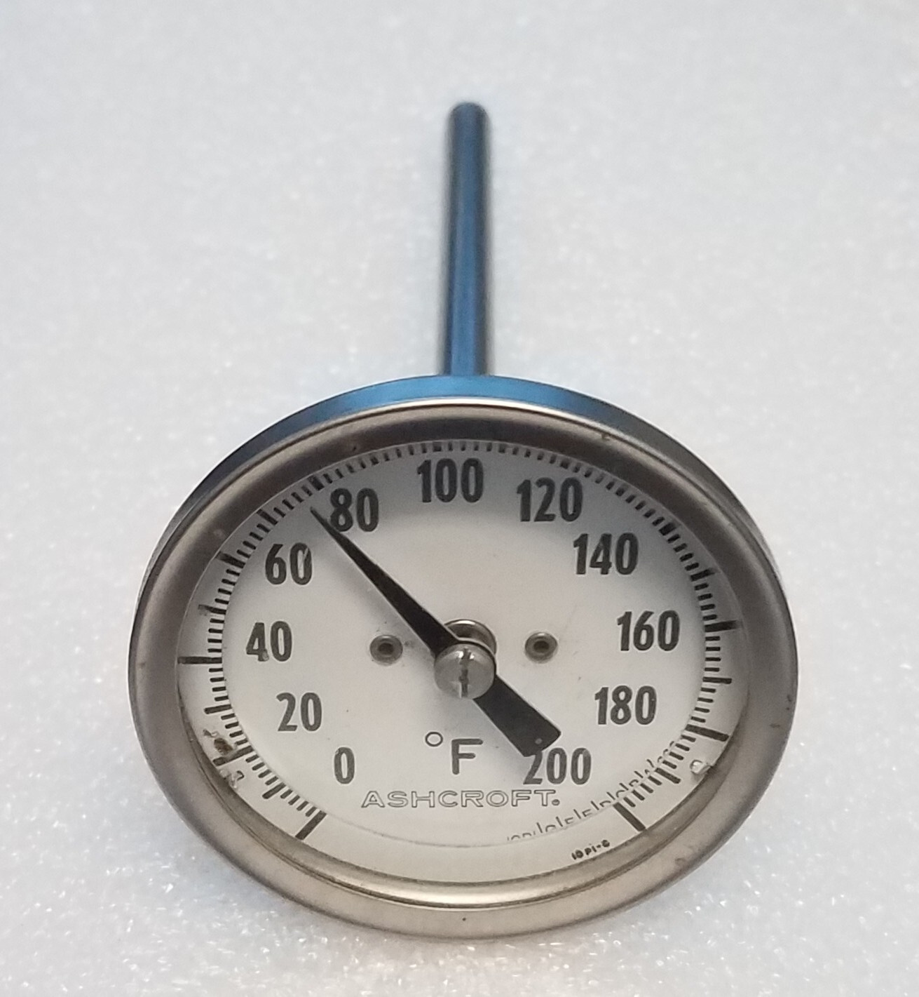 ASHCROFT 20EI60R040-0-200F 2″ Stainless Thermometer 4″Stem 1/4″ NPT Thread