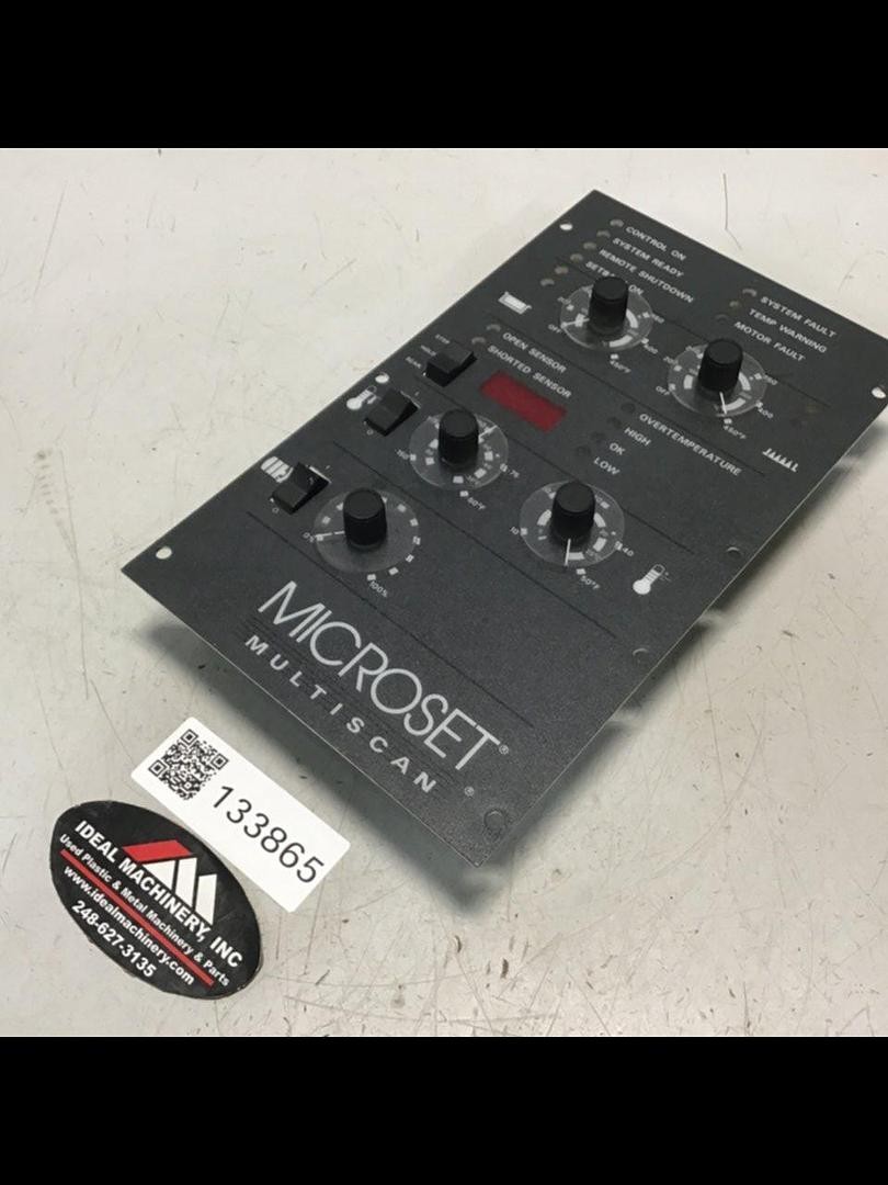 MICROSET Control Panel MULTISCAN PANEL Used #133865