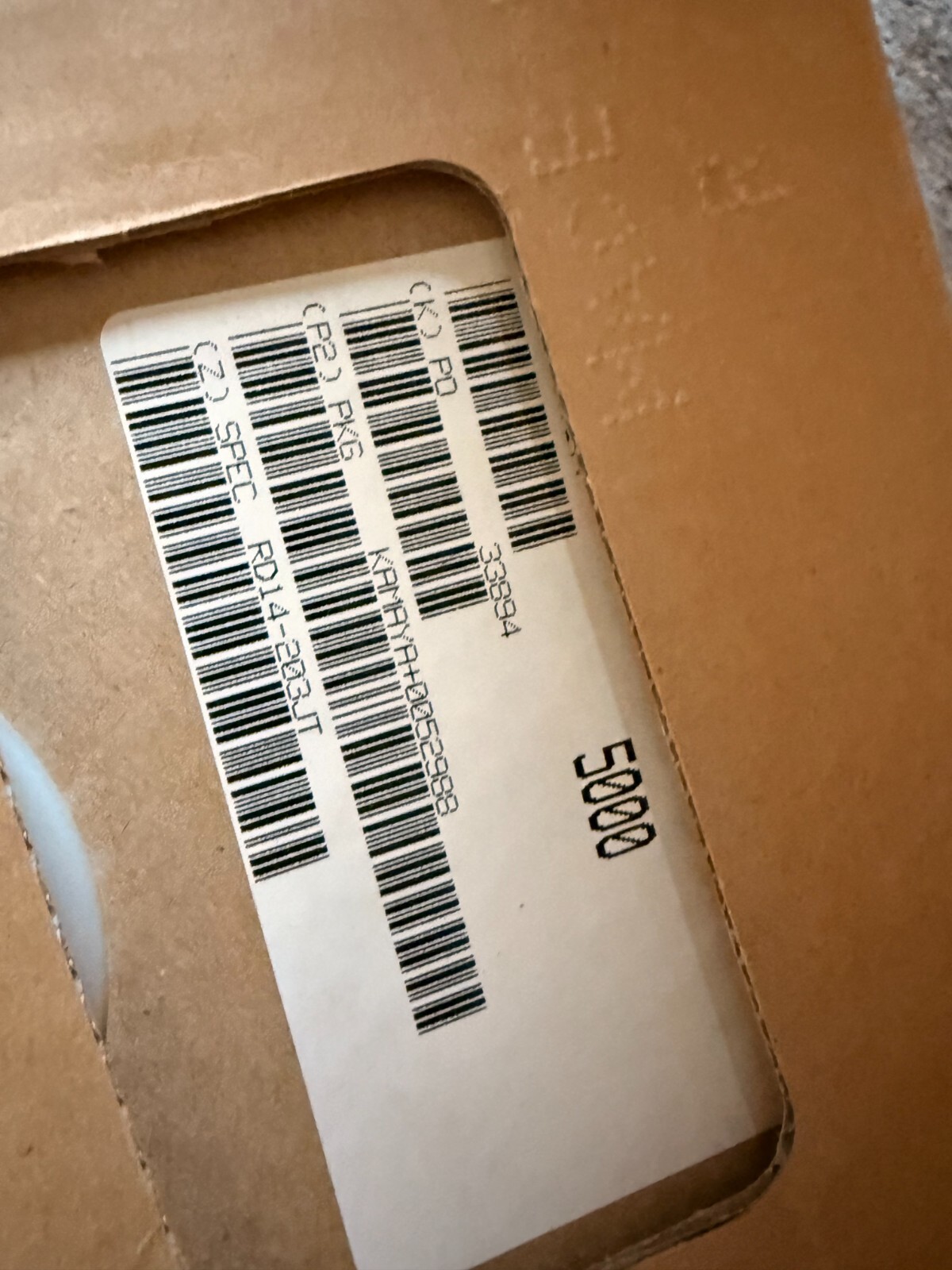 NEW CASE BOX of 5000 Kamaya Resistor RD14-203JT / 1/4W / 20k / 5% r-20k-1/4-5%