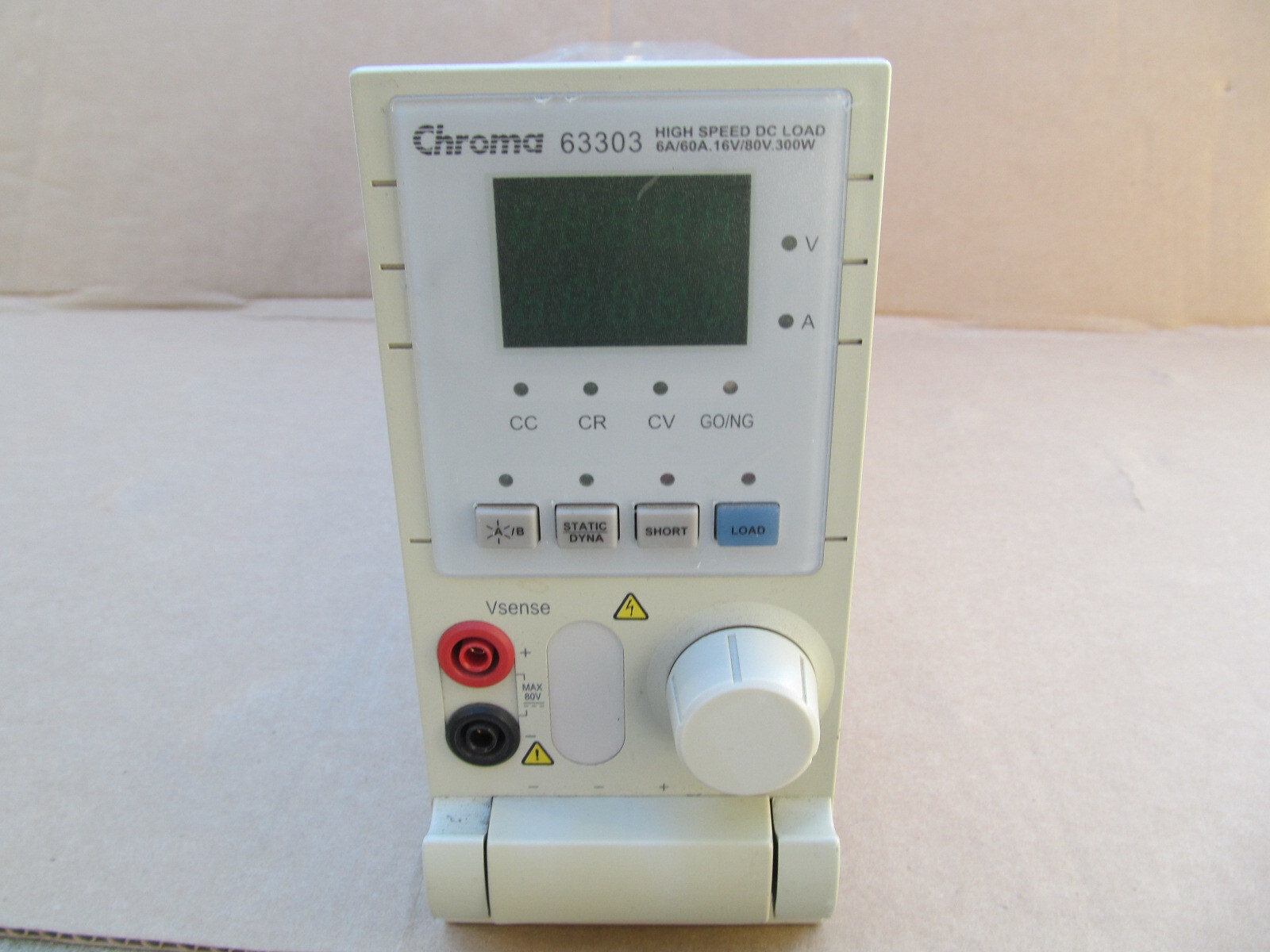 Chroma 63303 High speed DC Load 300-Watts 6A/60A 16V/80V