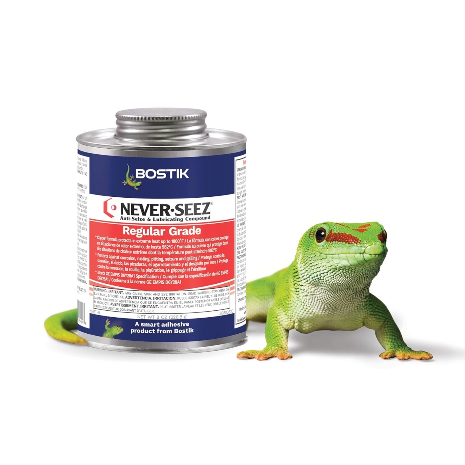 Bostik Never-Seez Regular Grade 8 oz Brush-Top Can Anti-Seize Lubricant