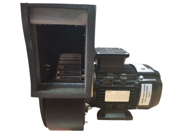 Brook Crompton A-DA90SA-H 2 B35-PT0 2 Pole, 3PH AC Motor W/Blower Fan Assembly