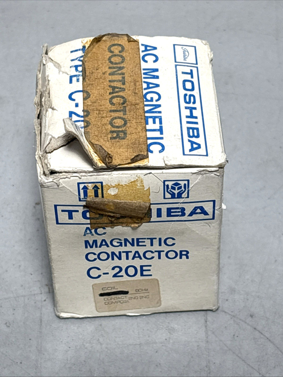 Toshiba Type C-20E Magnetic Contactor Size 00+ 20 Amp – New in Box