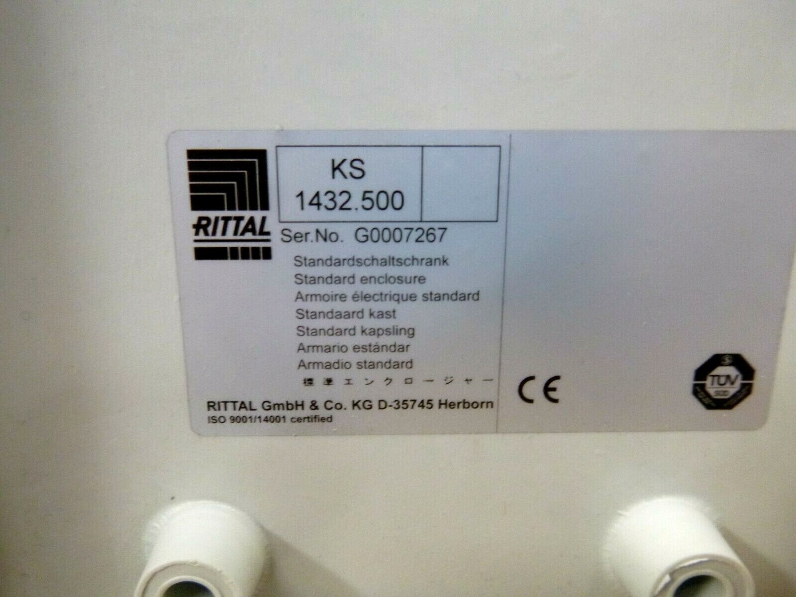 Rittal Nema 4X Electrical Enclosure W/ Hinged Door KS 1432.500, 10″ x 14″ x 6″