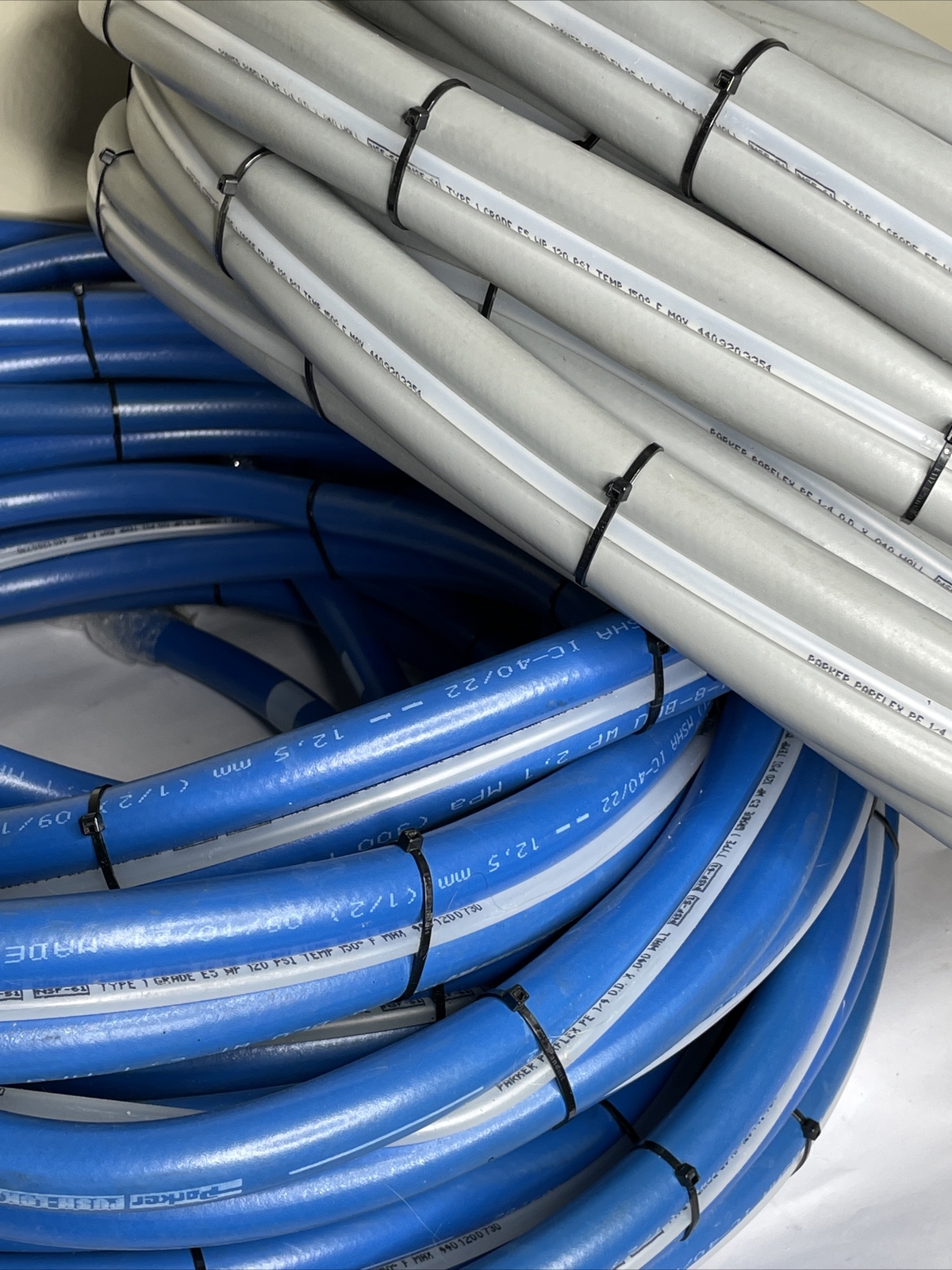 VSE Harness Assembly Chiller Tubing D1 Water W6935 – LOT OF 2 – BLUE & GRAY