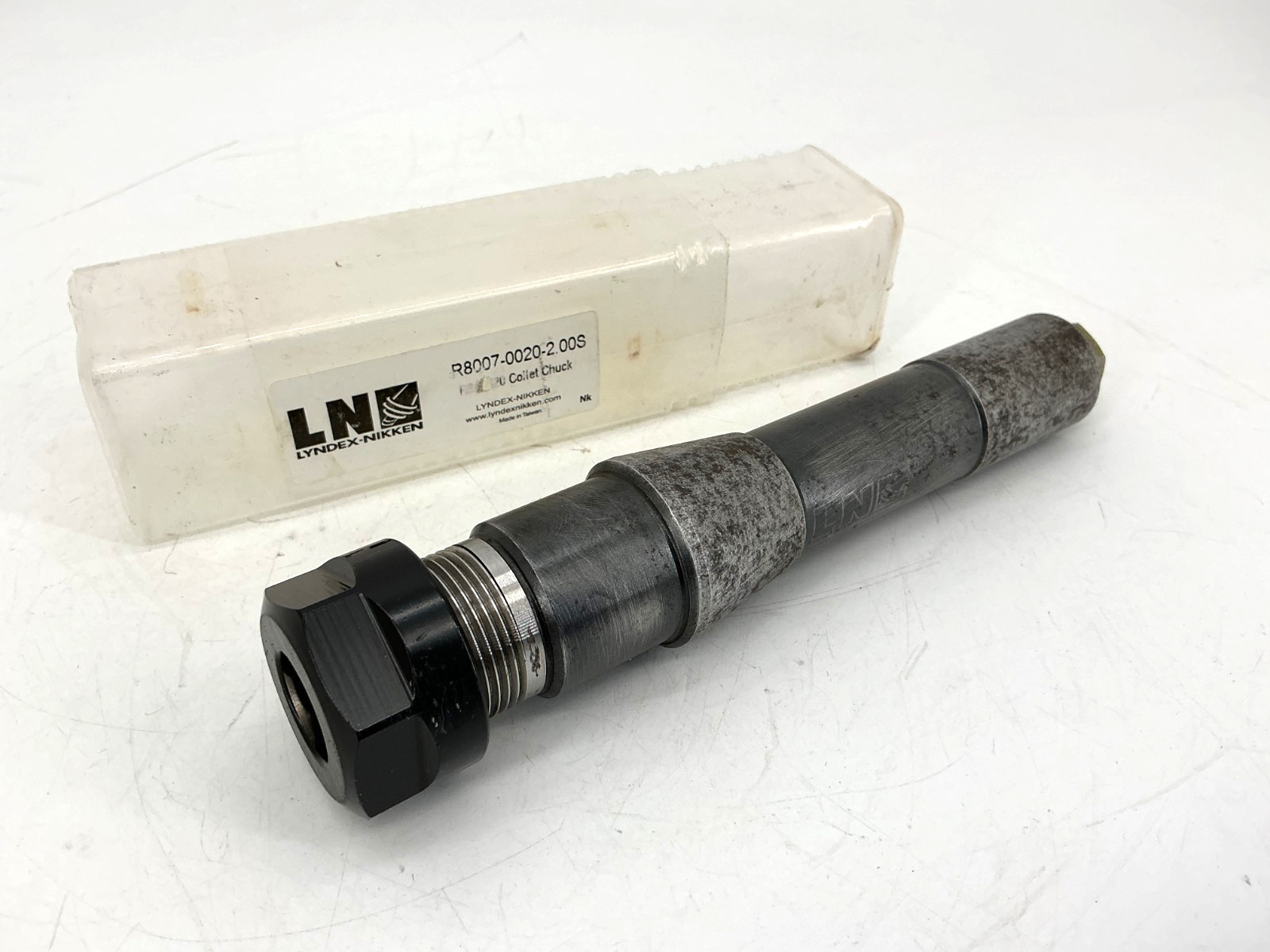 New Lyndex-Nikken R8007-0020-2.00S Collet Chuck R8-ER20 Length: 6″