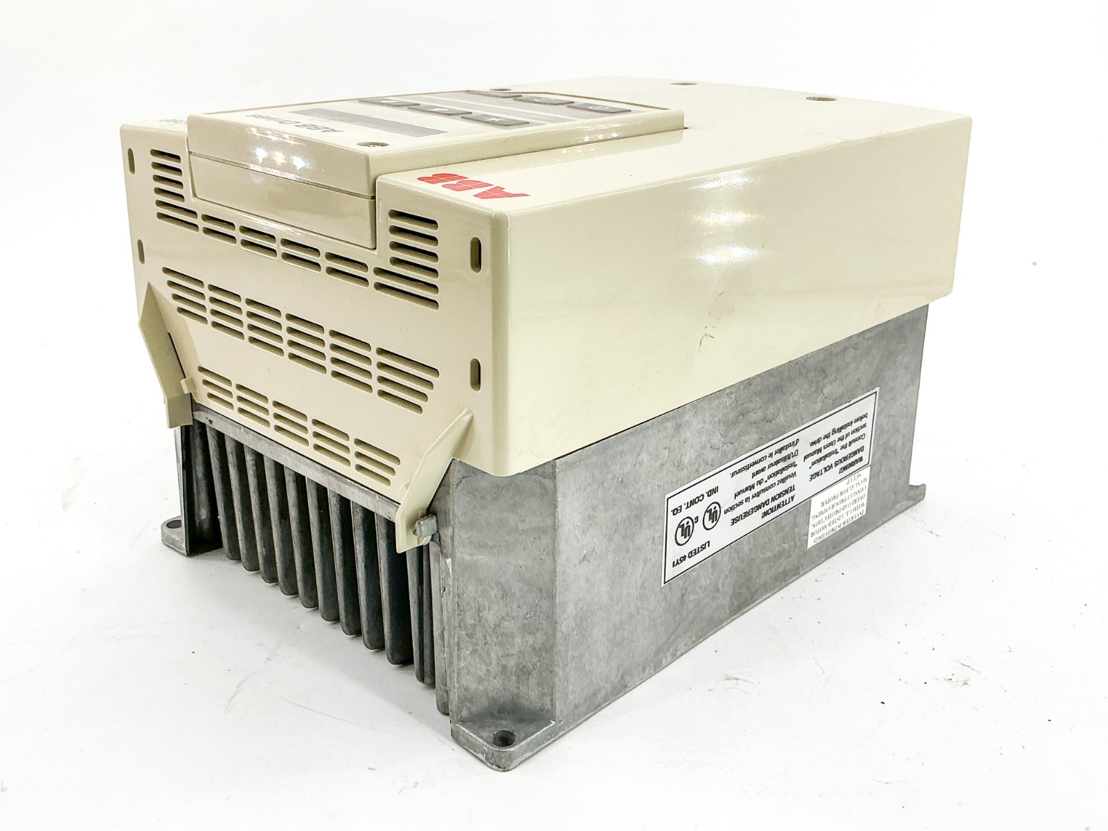 ABB ACS201-1P6-3-00-10 AC Drive 480V 3A 3PH 63Hz – For parts – Not working