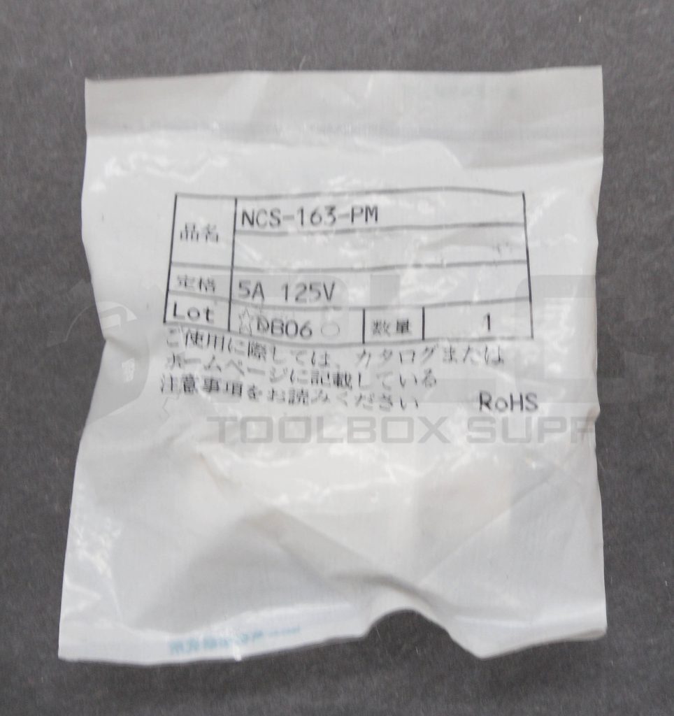 SEALED NEW NANABOSHI NCS-163-PM CONNECTOR 5A 125V
