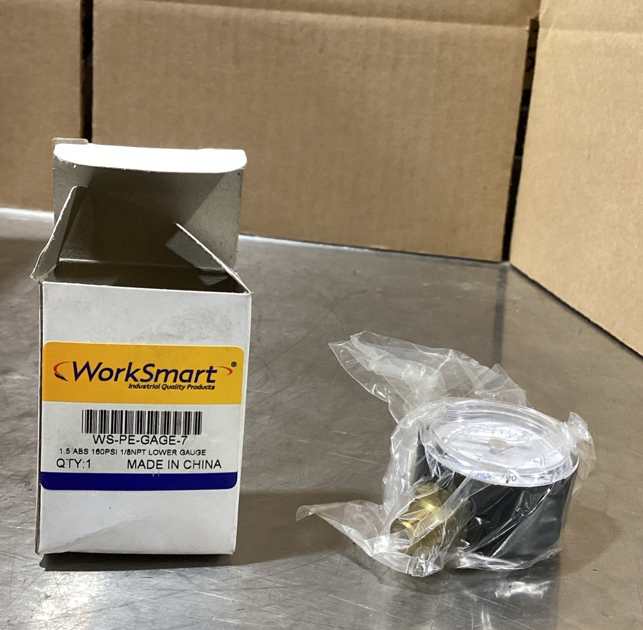 WORKSMART WS-PE-GAGE-7, 160PSI, 1/8″ NPT GAGE, F0012