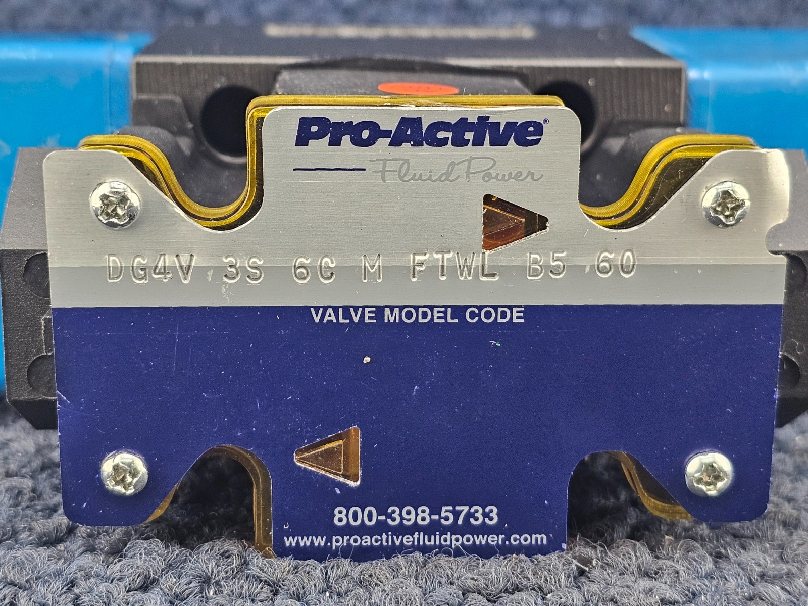 Pro-Active Fluid Power DG4V-3S-6C-M-FTWL-B5-60: Directional Control Valve