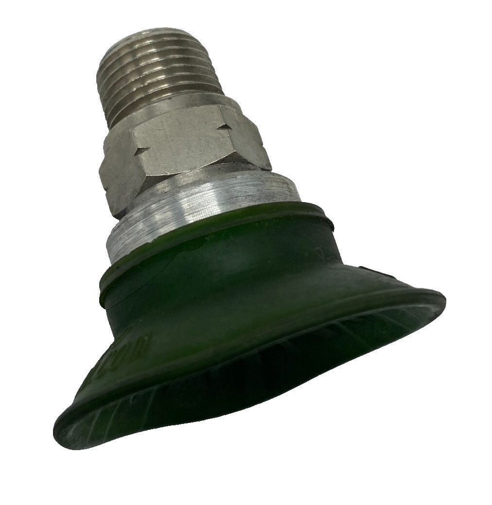 Lot of 3 – PIAB FC50 Vacuum Suction Cup Green 50mm Duraflex 51653 Automation ✅