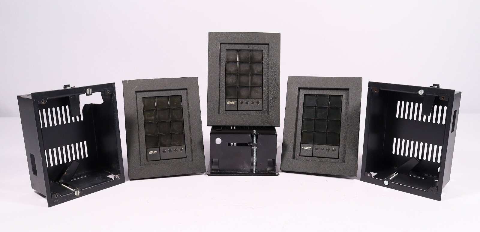 (Lot of 3) Hirsch Electronics ScramblePad Model 37 Secure Keypads w/ Gang Boxes
