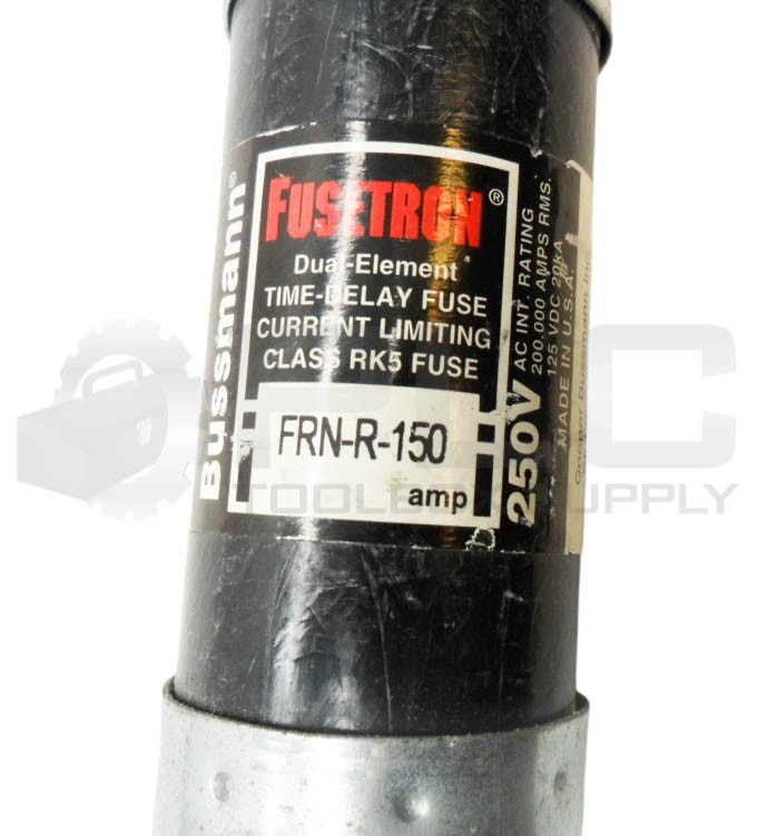 LOT OF 3 BUSSMANN FRN-R-150 DUAL ELEMENT FUSE 150A 250VAC