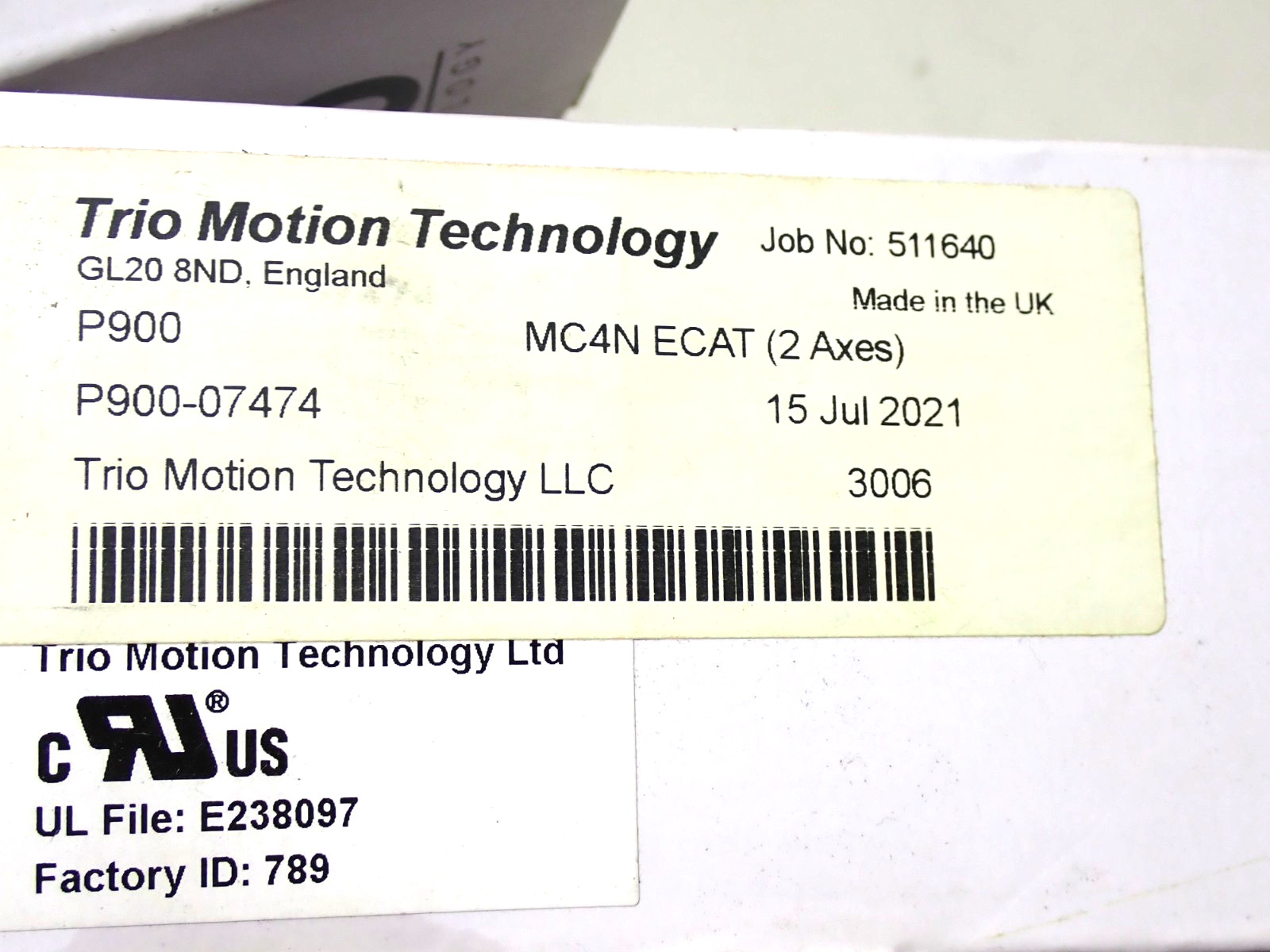 TRIO MC4N-ECAT MOTION COORDINATOR OEM ORIGINAL NEW