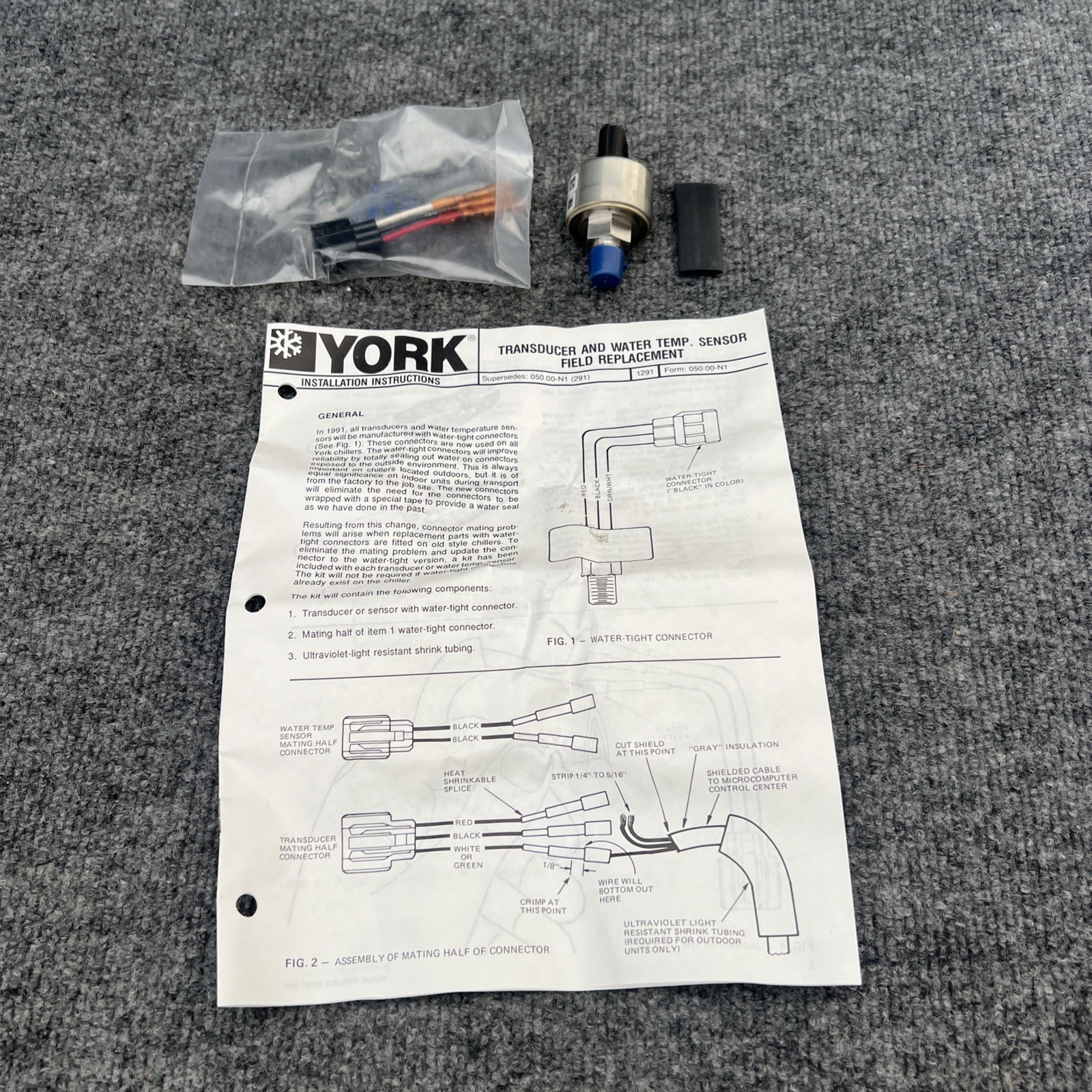 York International 325-25927-600 Oil Pressure Transducer New Other