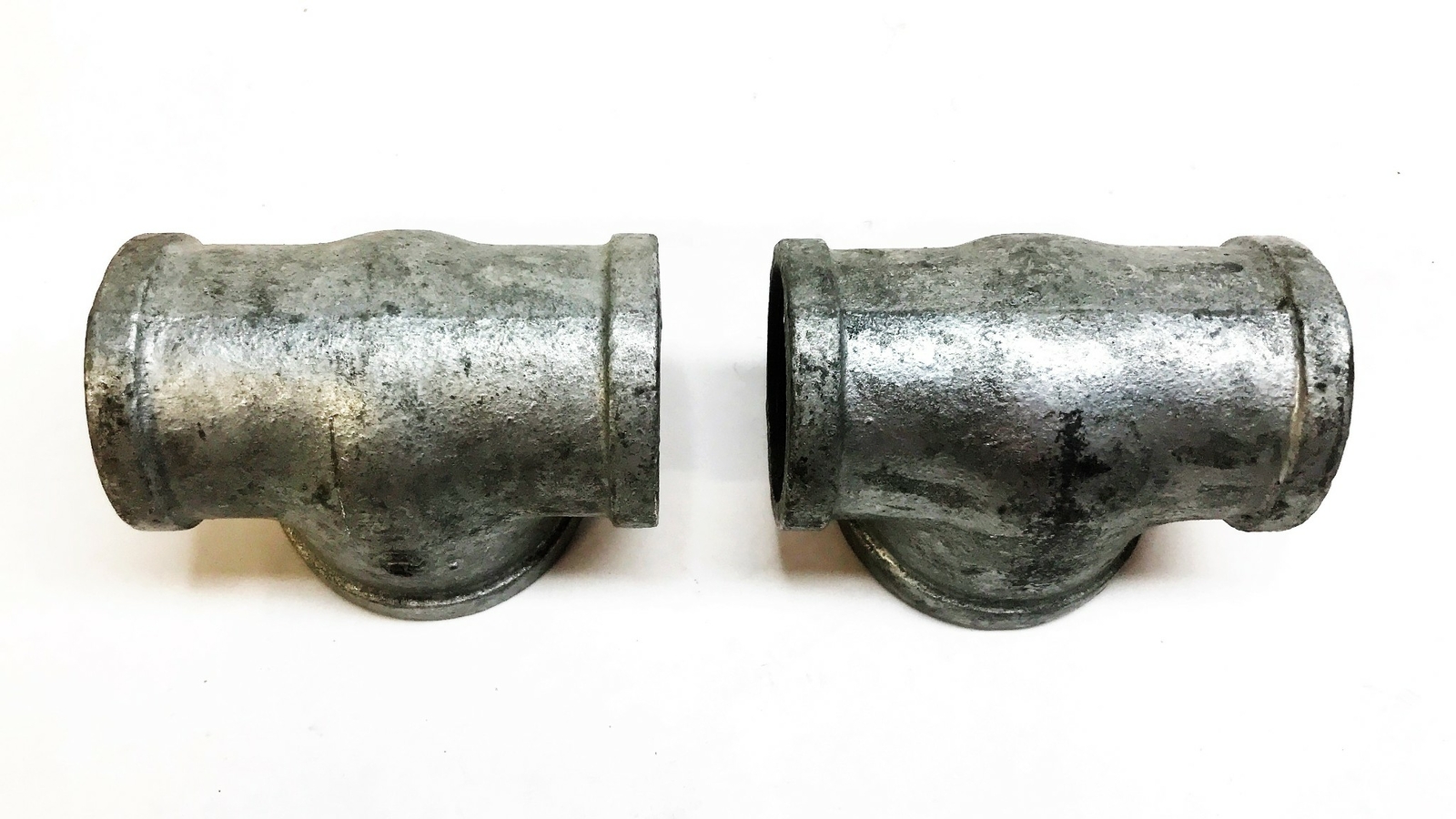 Unbranded Galvanized 1-3/4″ x 2-1/4″ x 1-3/4″ Tee Coupling [Lot of 2] NOS