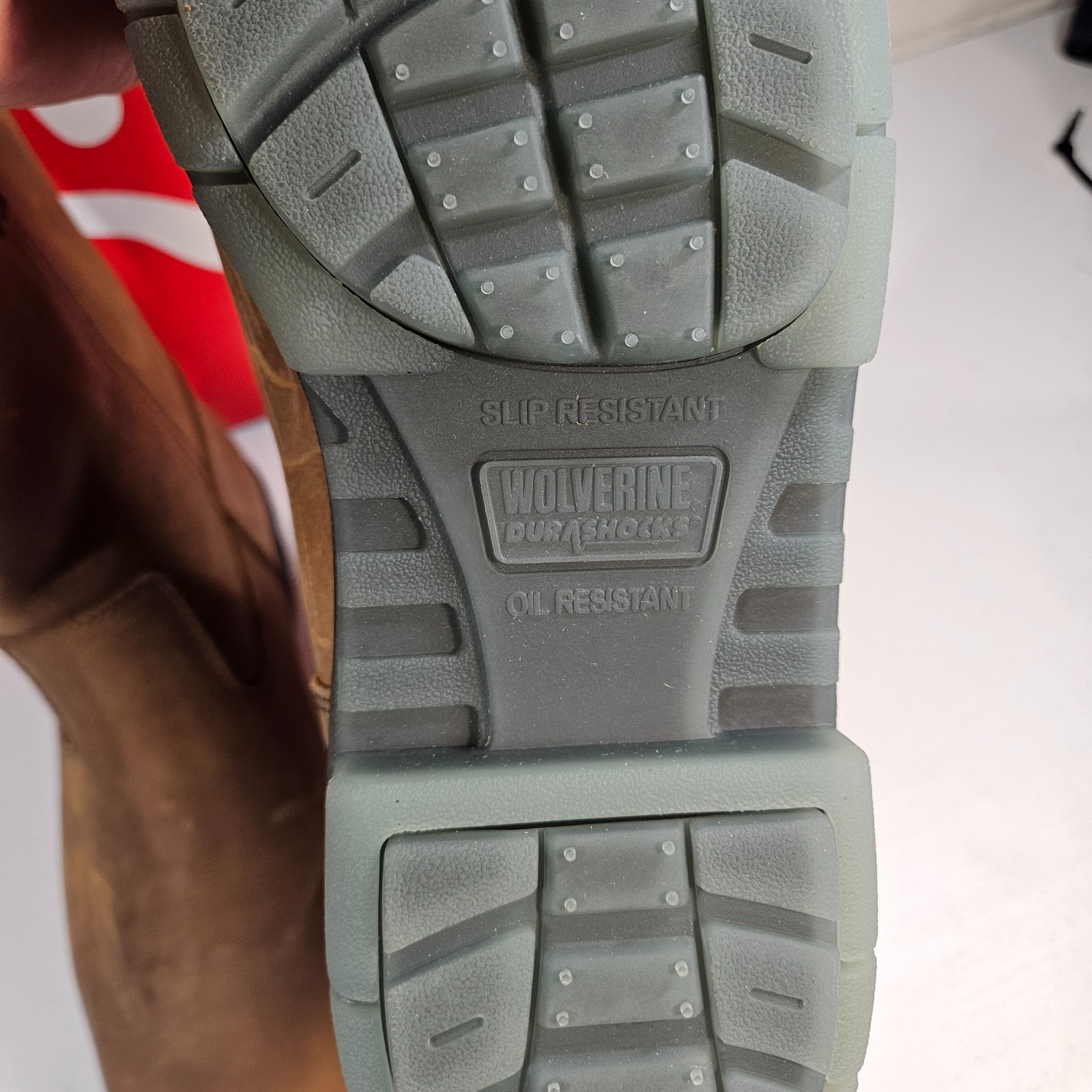 Wolverine Men’s Steel Toe W03258 DuraShocks Wellington Stone 12 EW New