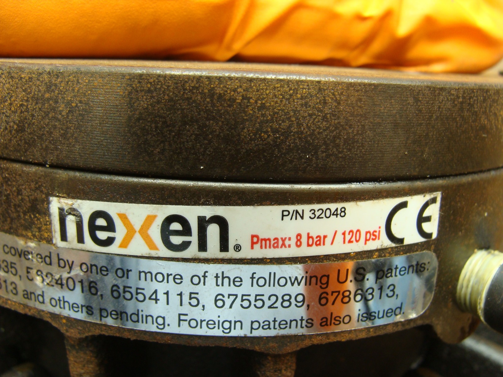 NEXEN L-600 HEAVY DUTY PNEUMATIC FRICTION CLUTCH 805270 32048 1-1/8″ BORE