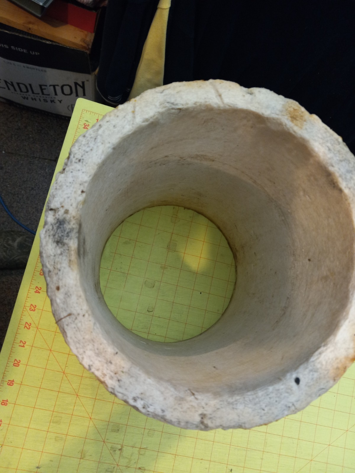 Wall Refractory tube outside dia. 10 ” by 12″ wall thickness 1″