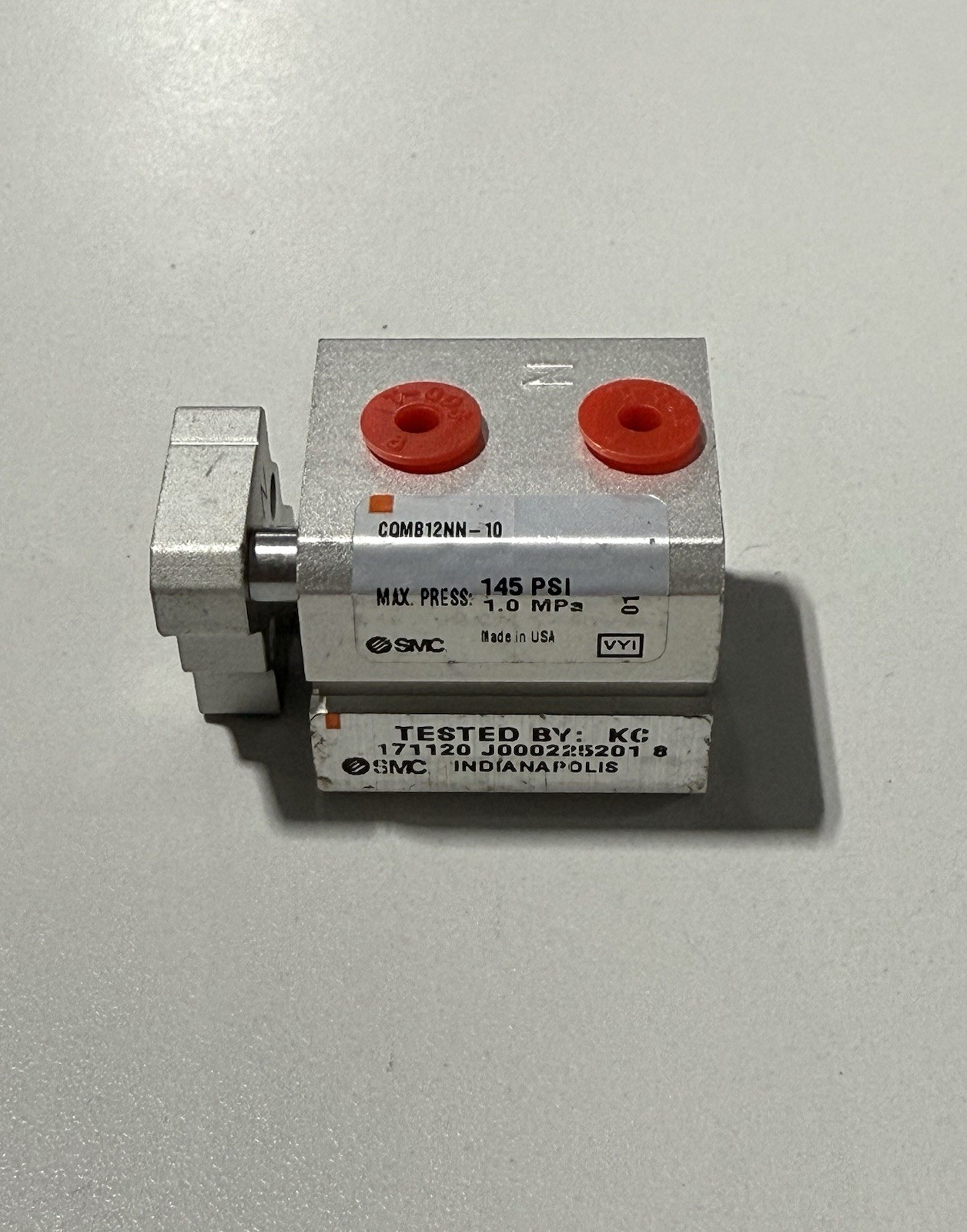 SMC CQMB12NN-10 CQM Series Compact Cylinder With Guide 12mm Bore 10mm Stroke