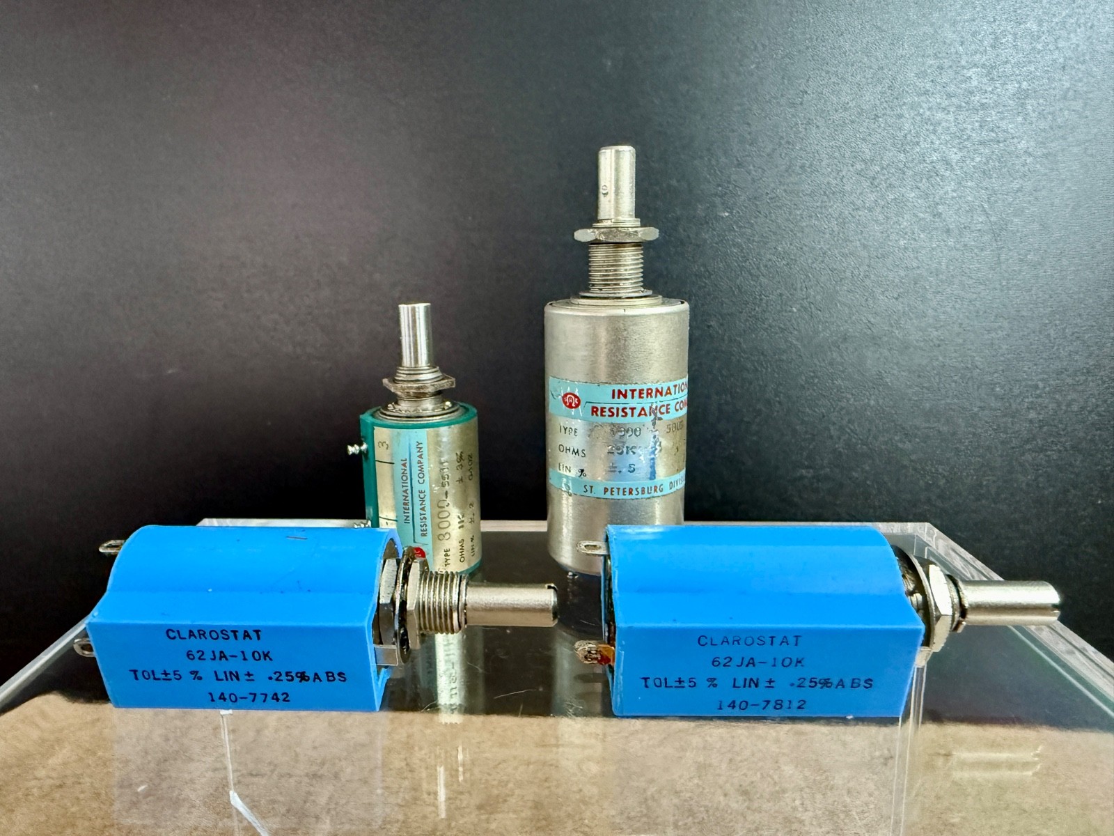 Variable Resistor Potentiometer Lot of 4 Clarostat IRC