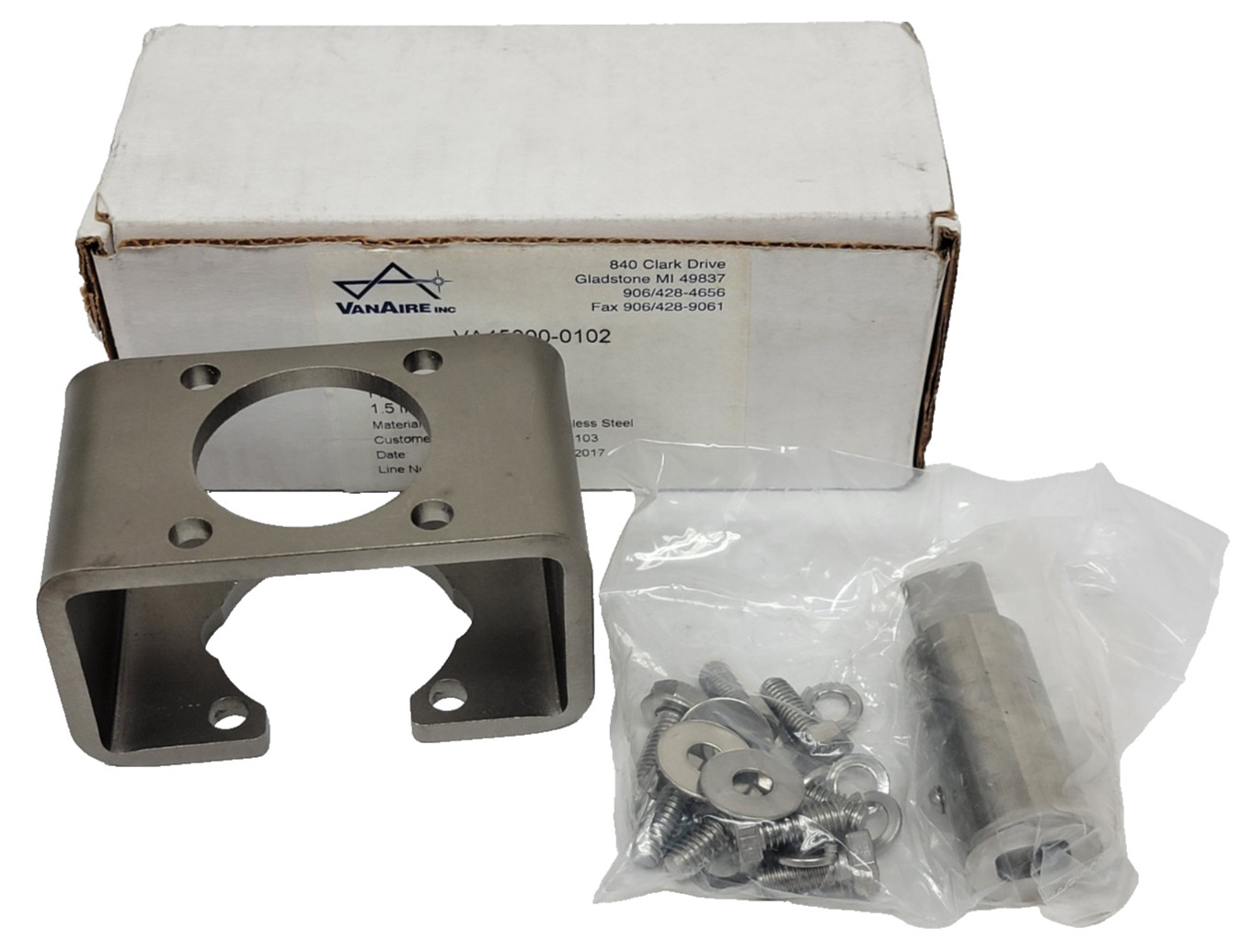 VanAire VA45000-0102 Field Q QS/QD 150 1.5 IN XOMOX XLB-12A Mount Kit