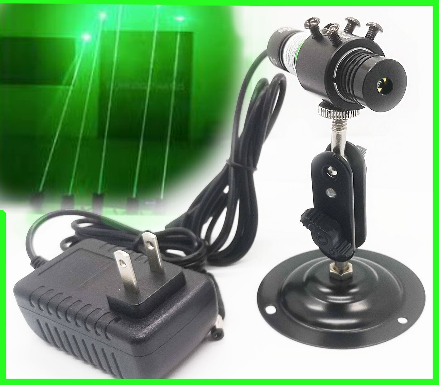 Teclulu 18*75 100mW Green (532nm) Dot Laser Module/5V-12V