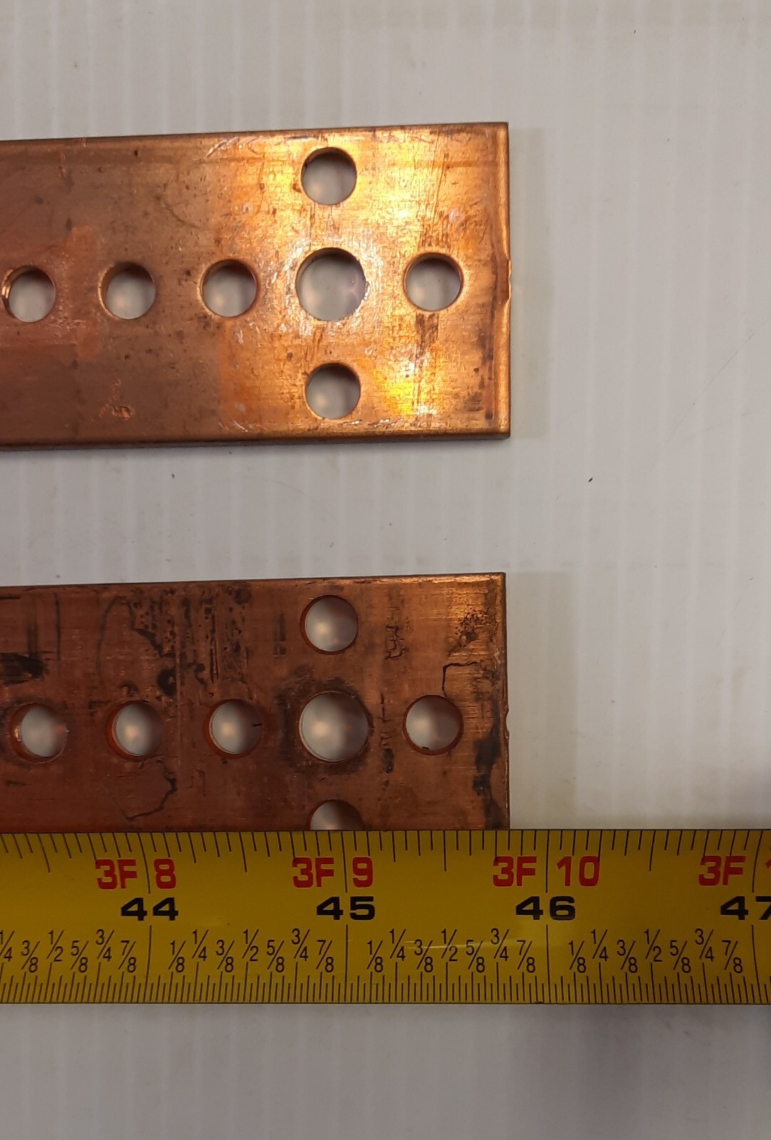 Copper Bus Bar 45-3/4″x 1-1/2″ x 1/8″