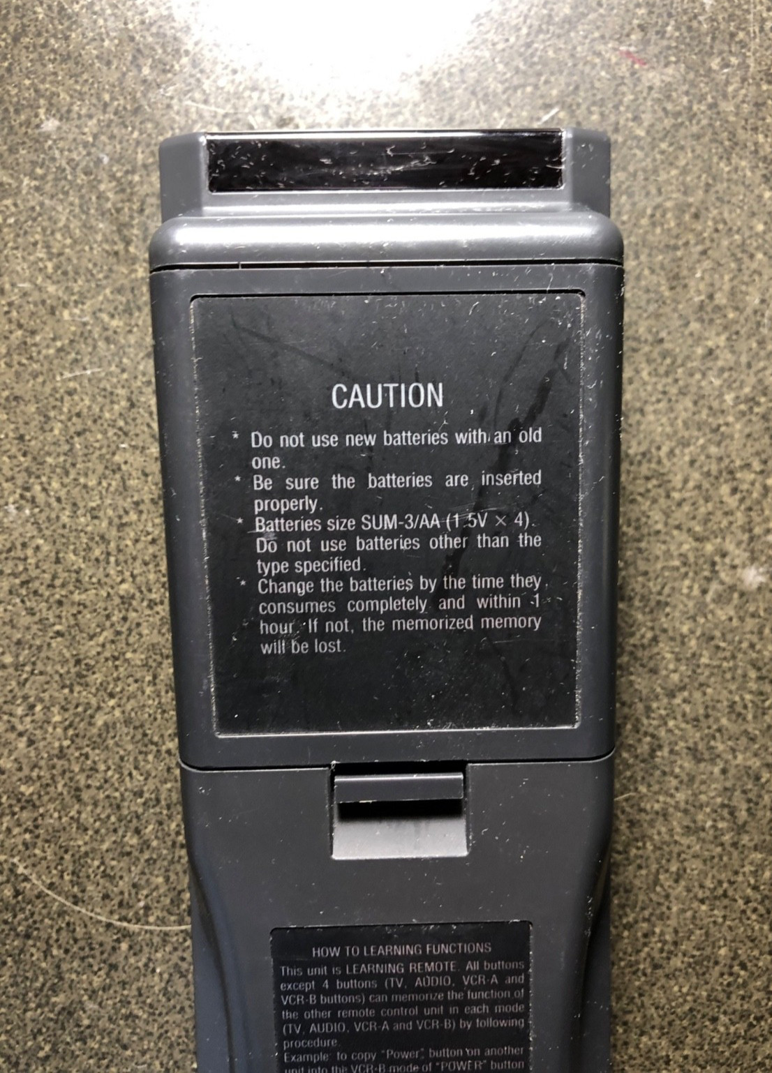 Vintage Mitsubishi 939P308A1 Remote Control