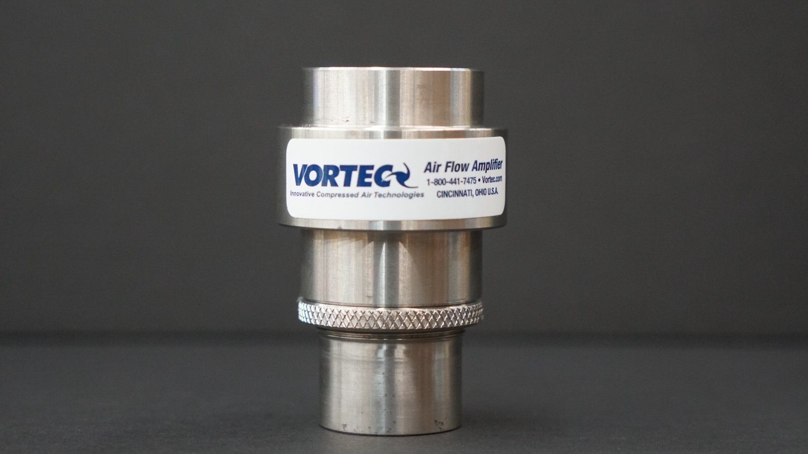 VORTEC 902XSS Stainless Steel Air Flow Amplifier 0.79″ (20mm) 1/4″ NPT
