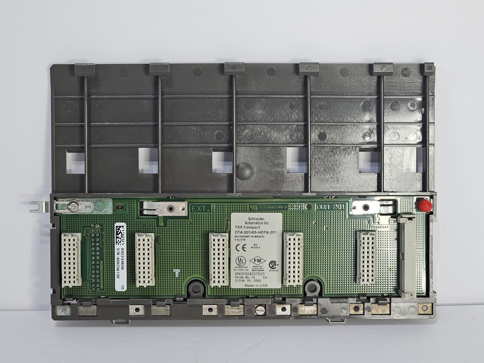 Schneider Modicon TSX Compact DTA 201/AS-HDTA-201 Secondary Subrack 5 Slots