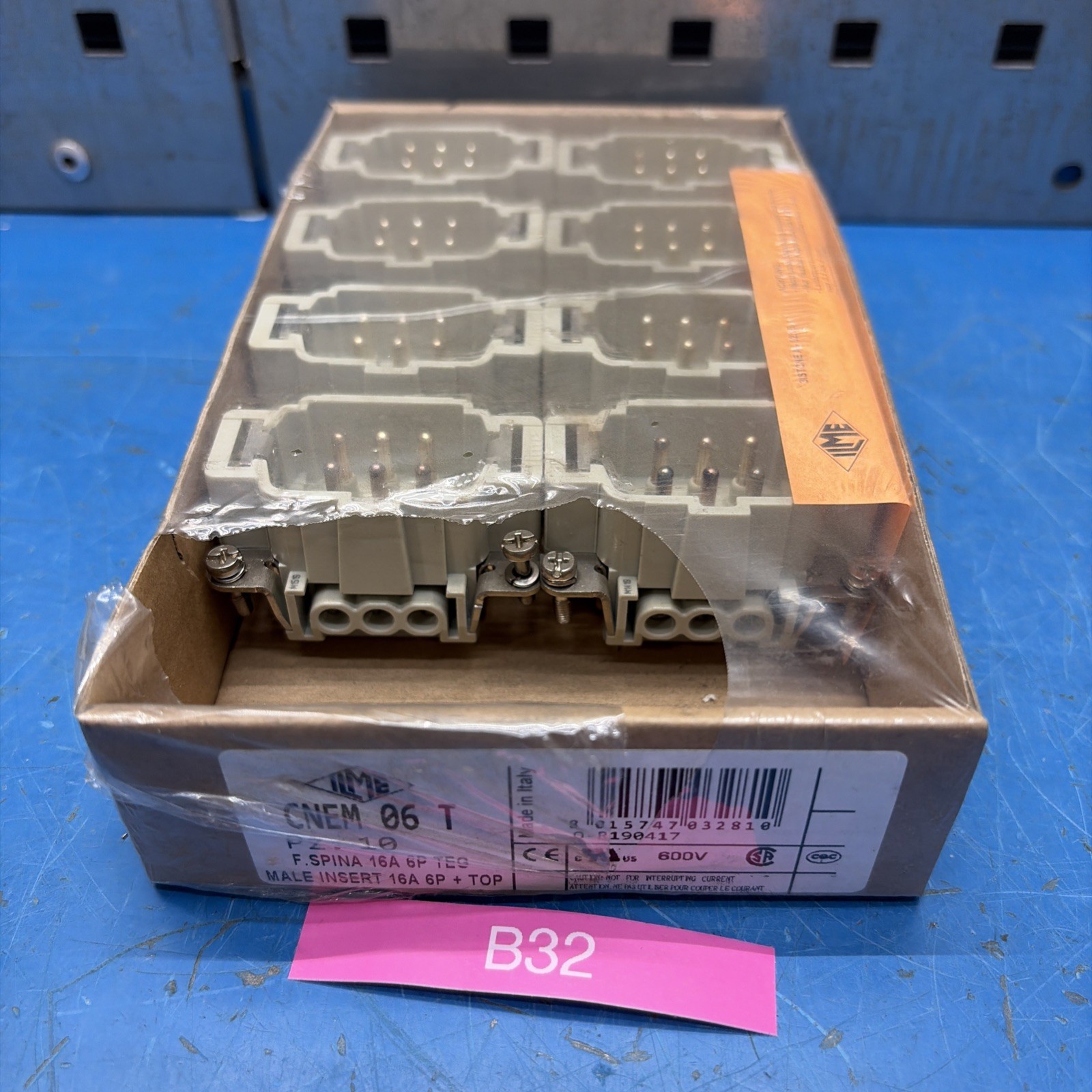 (8) ILME CNEM06T CONNECTORS New In Open Box Fast 🇺🇸 Shipping + Warranty