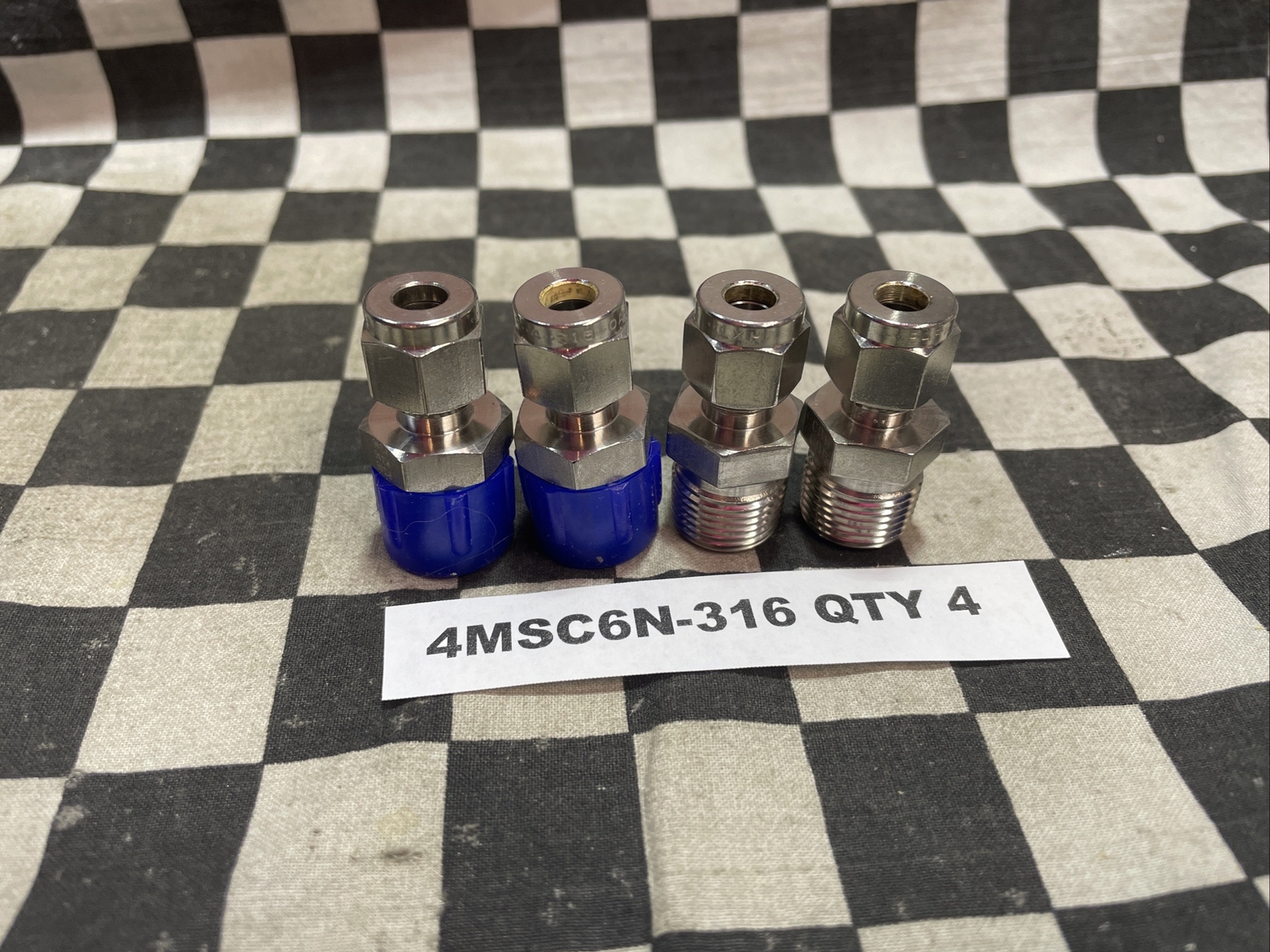 PARKER MALE ADAPTER 8MSC4N-316 2MSC8N-316 6MSC6N-316 4MSC6N-316 LOT OF 7#1639F32