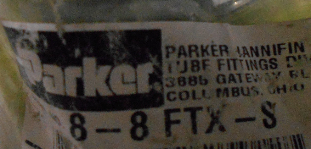 Lot of 10 New Parker 8-8 FTX-S Male Fittings 1/2″ NPT X 1/2″ Flare Steel