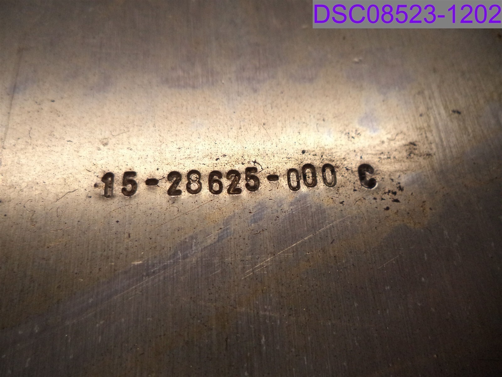 30-3/4″ x 3-13/16″ x 5-7/8″ Tall 3/8″ & 11/16″ Mounting Holes P/N 15-28625-000 C