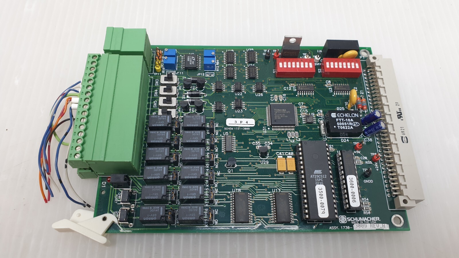 Schumacher 1730-3009 I/O Input Output Controller PCB Card