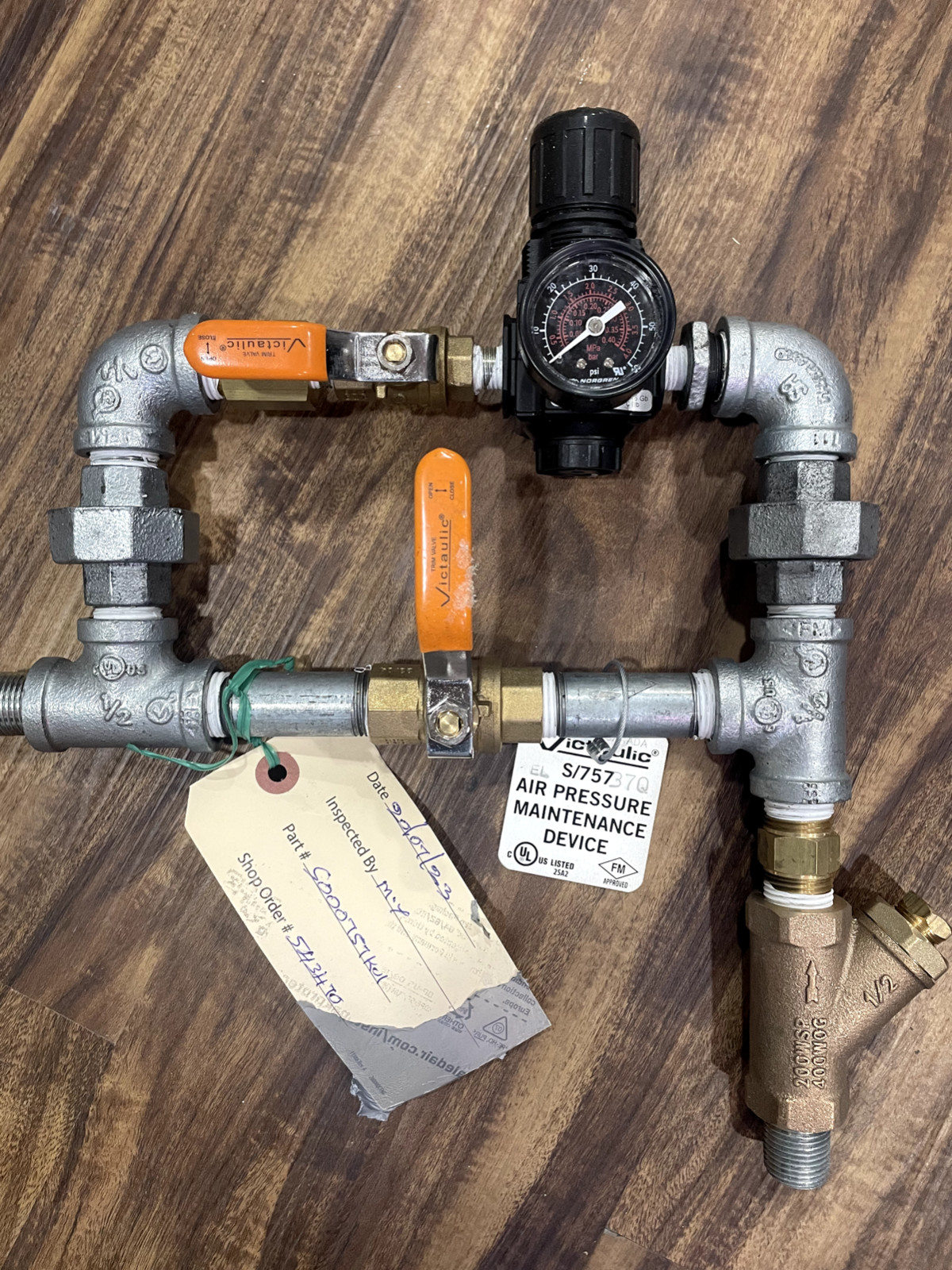 Victaulic – Air Maintenance trim assembly firelock device – S/757