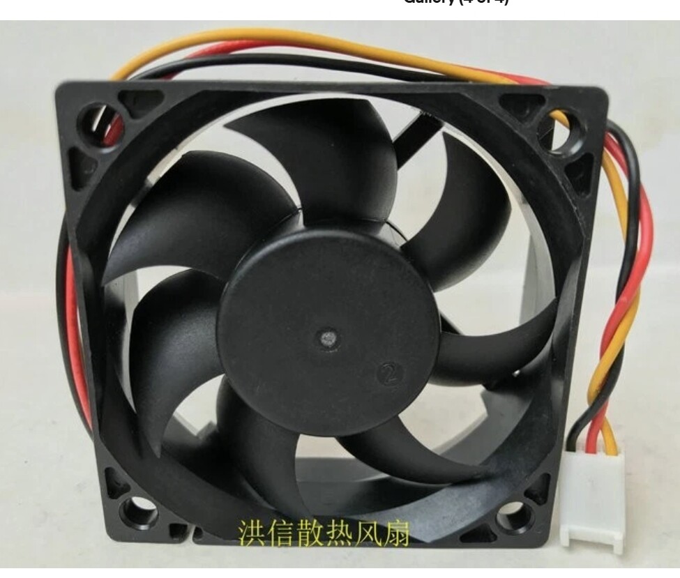 1 pcs SUPERRED CHD6012ES-A DC12V 0.30A 60mm 60*20mm 3-wire cooling fan