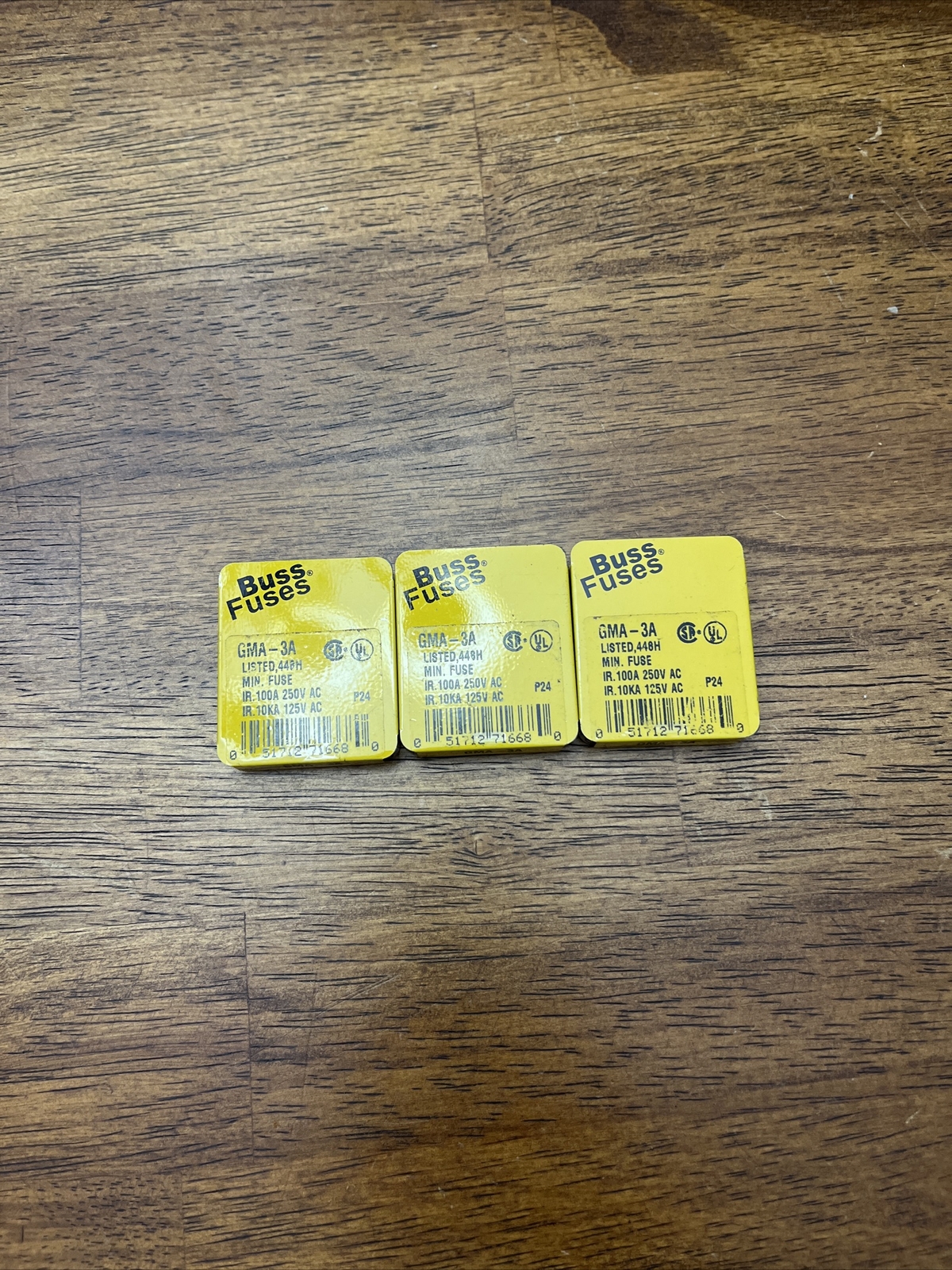 Lot Of 15 Bussmann GMA-3A Buss Fuse 3A 250V GMA3A 3 Packs Of 5