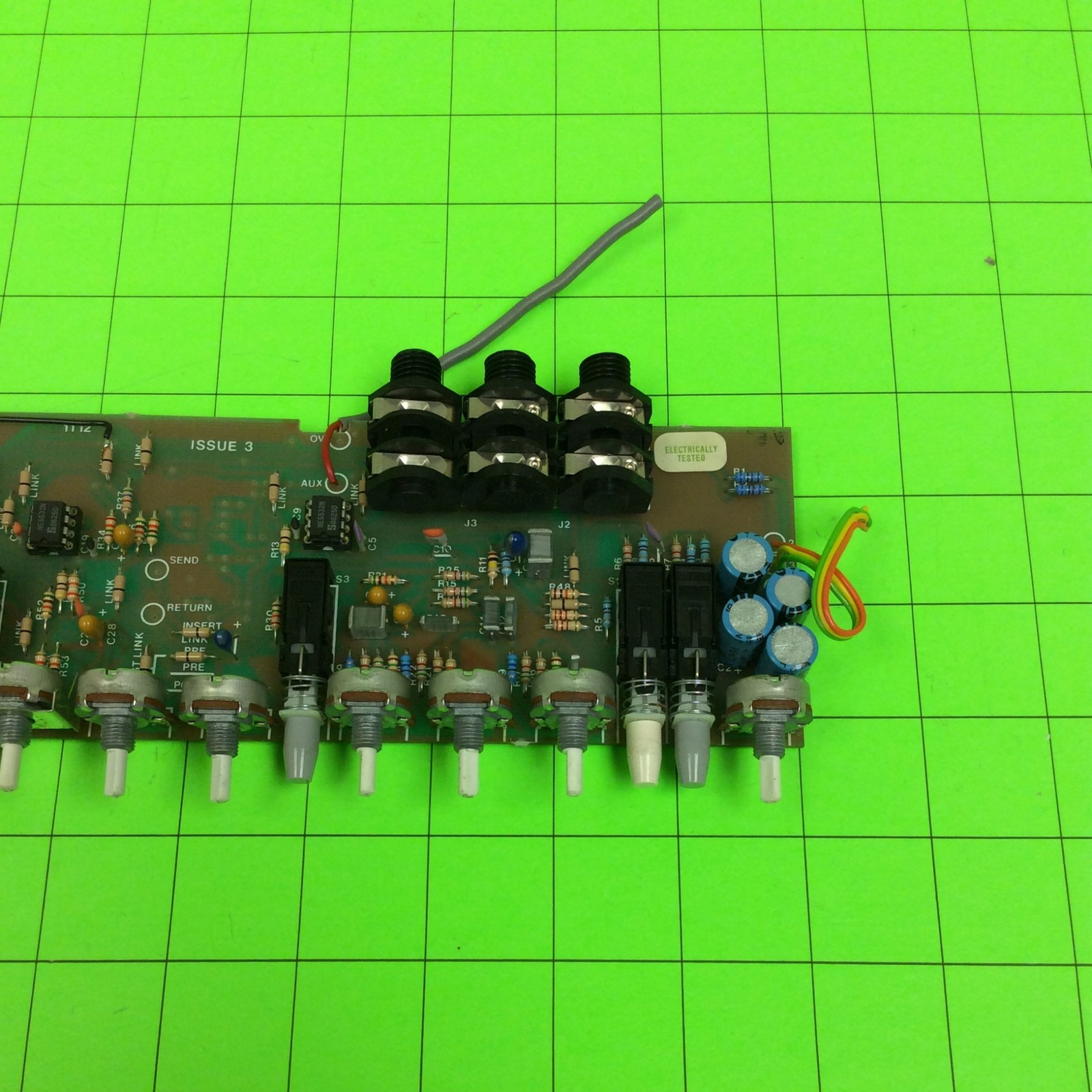 Hill MM1X Audio Mixer Input Board 2 Board (3 Port W/Aux)