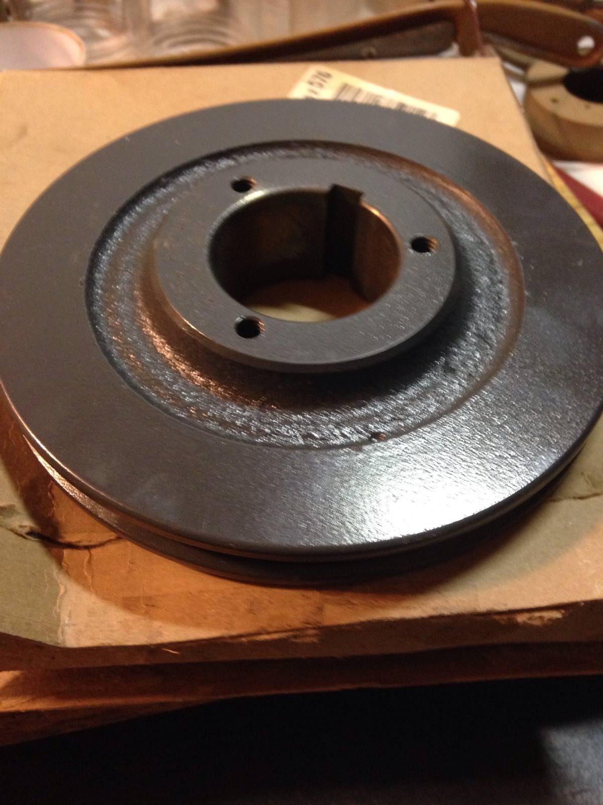 new Browning Industrial Metal V-belt pulley 1p3v65 4fg75 Steam Punk Part ShelfZy