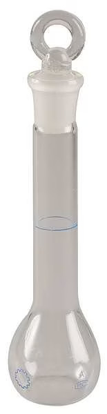 Zoro Select 5YHZ6 Volumetric Flask, Class A, Glass, 50mL, Pk12 (Former